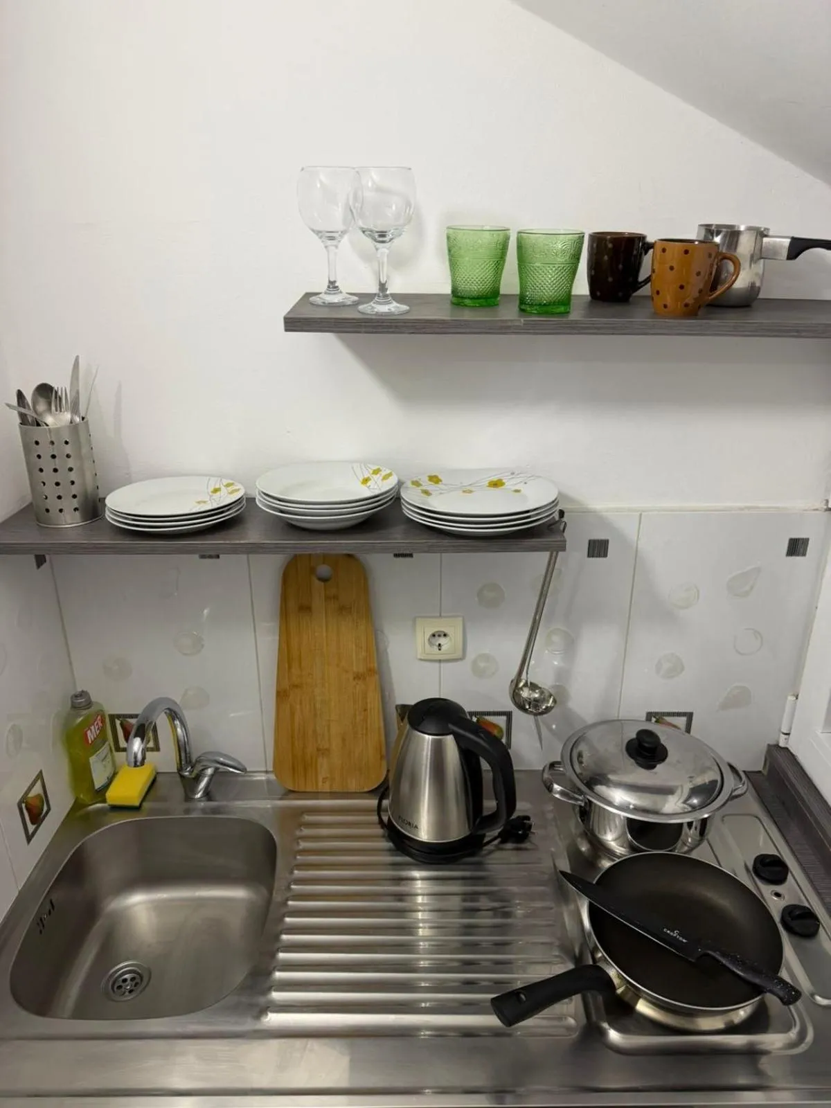 Kitchen or kitchenette in Apartmani Tamara