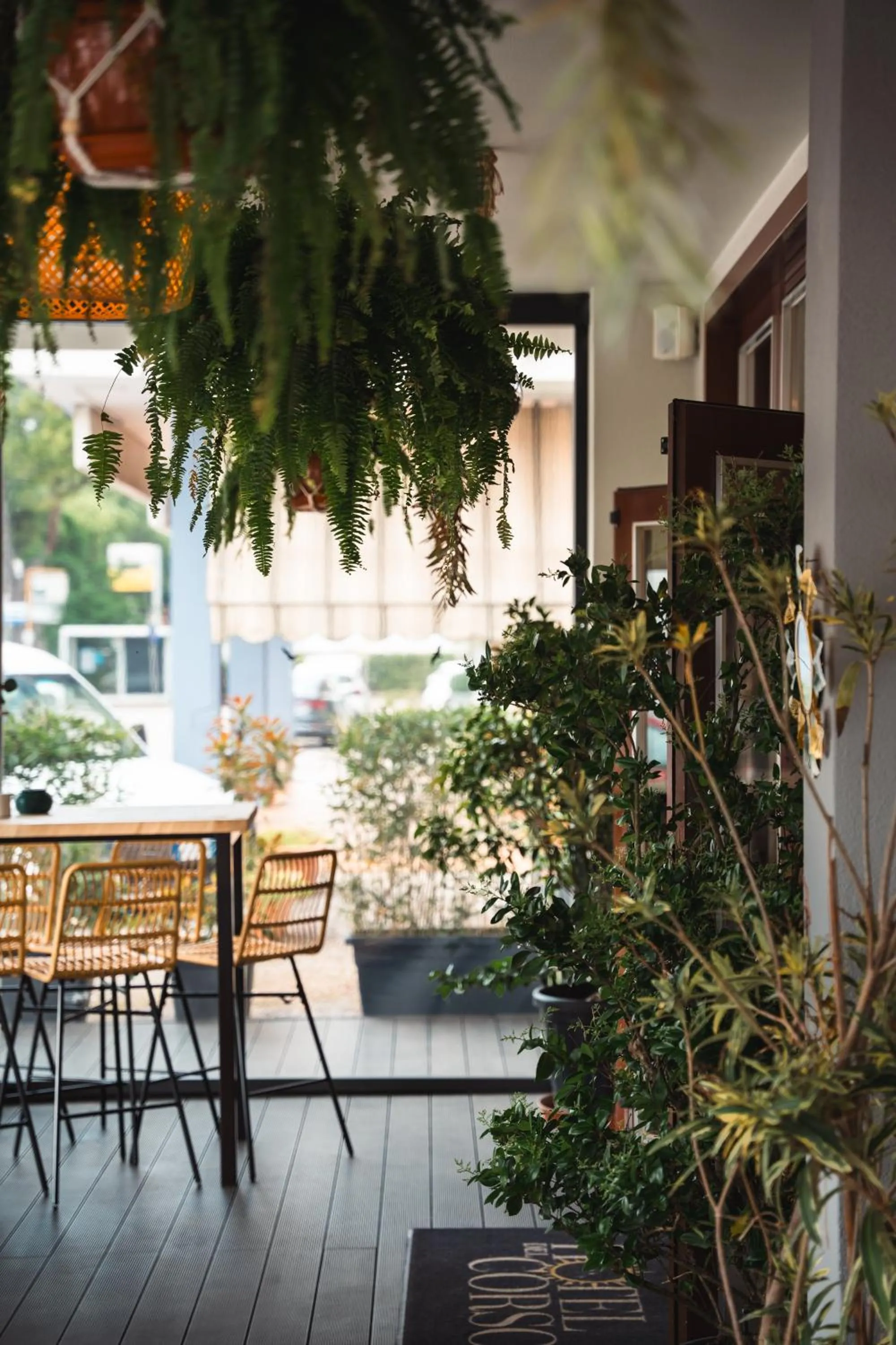 Balcony/Terrace in Hotel Del Corso
