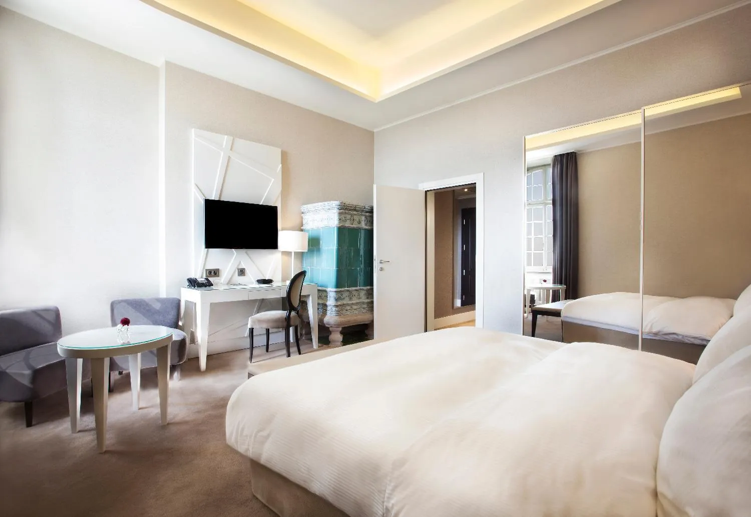 Bed in Château de Bonmont