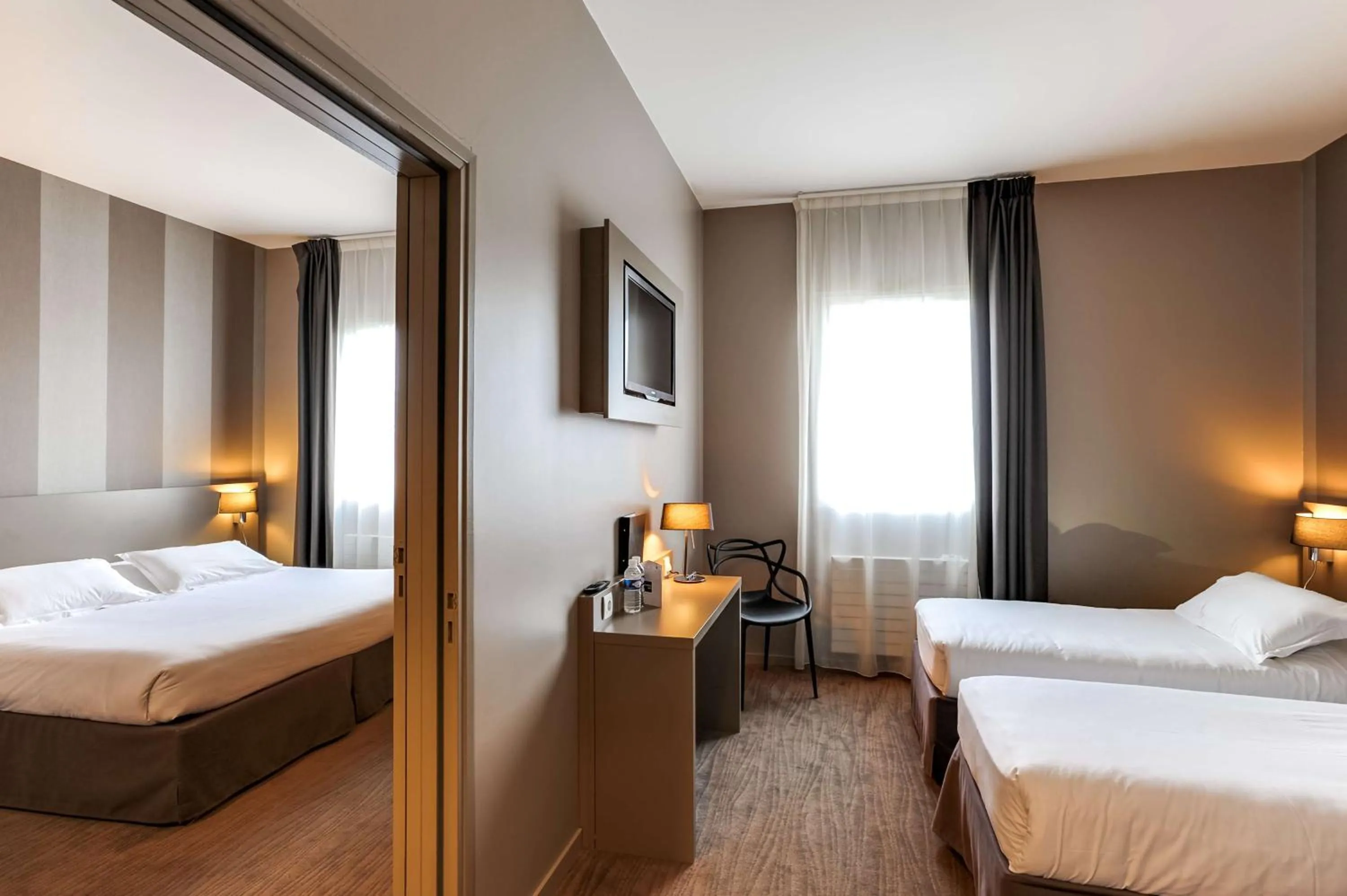 Bedroom, Bed in Brit Hotel Le Galion & Spa