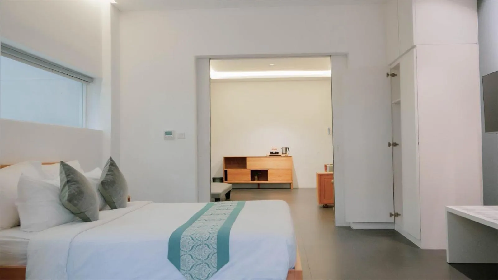 Bed in K Gallery Hotel