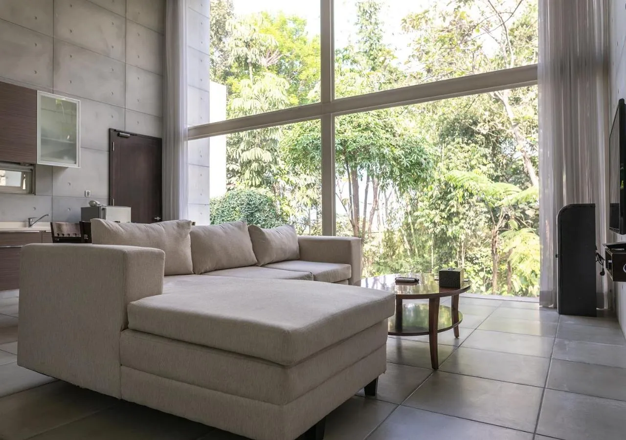 Living room in K Gallery Hotel