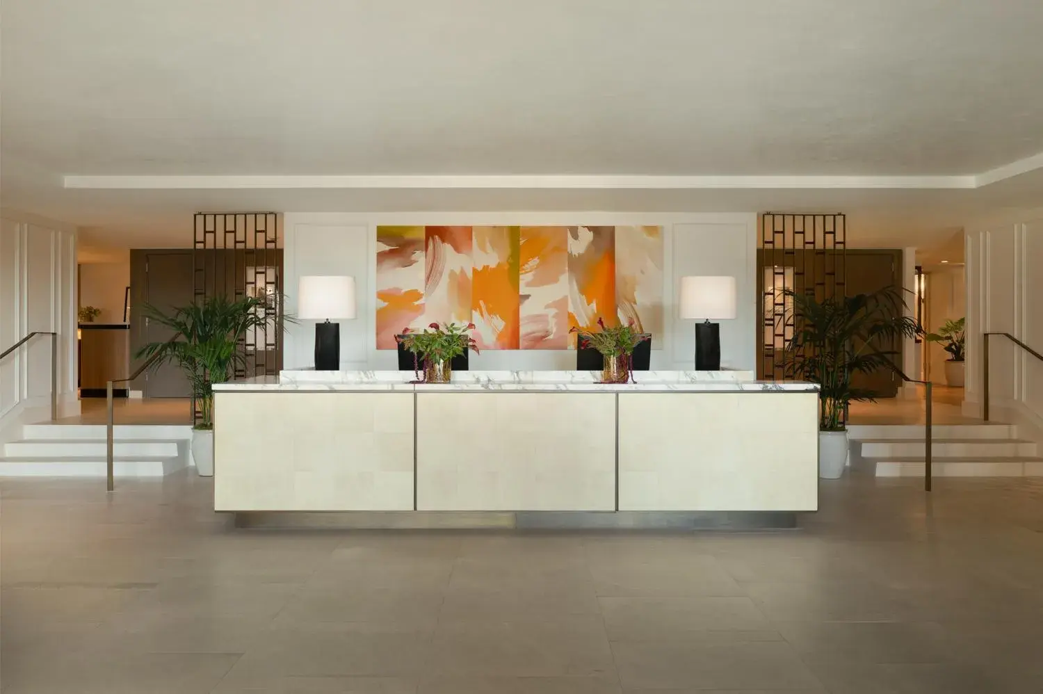 Lobby or reception in L'Ermitage Beverly Hills Lobby or reception in L'Ermitage Beverly Hills
