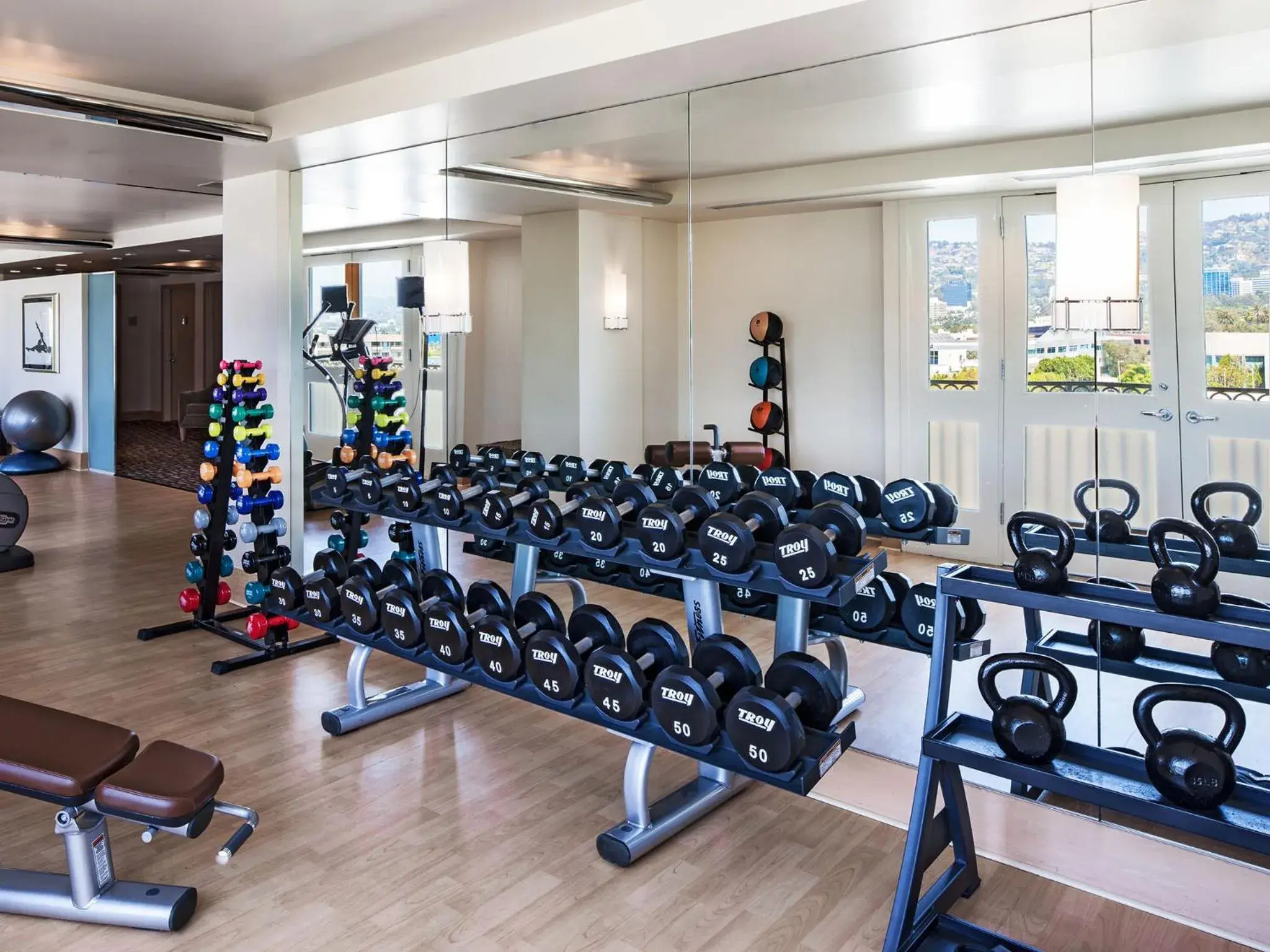 Fitness centre/facilities in L'Ermitage Beverly Hills Fitness centre/facilities in L'Ermitage Beverly Hills