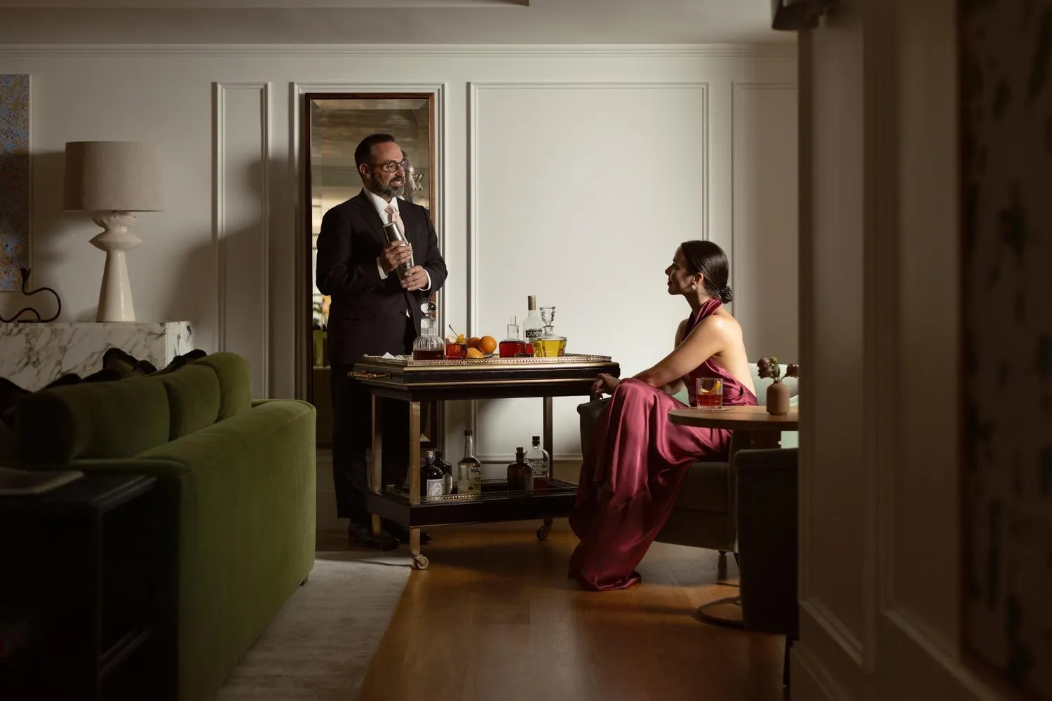 Lounge or bar in L'Ermitage Beverly Hills