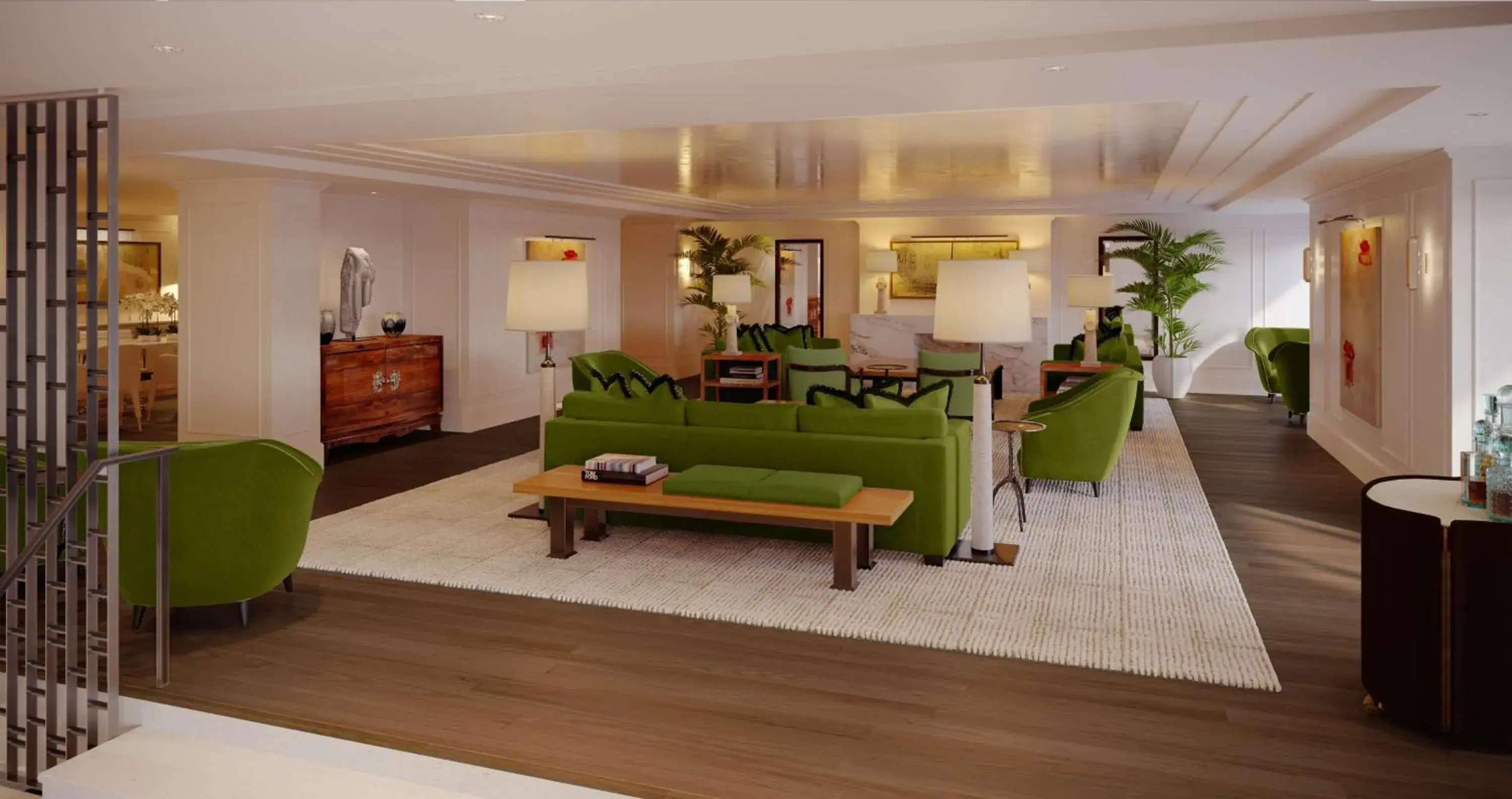 Lobby or reception in L'Ermitage Beverly Hills Lobby or reception in L'Ermitage Beverly Hills