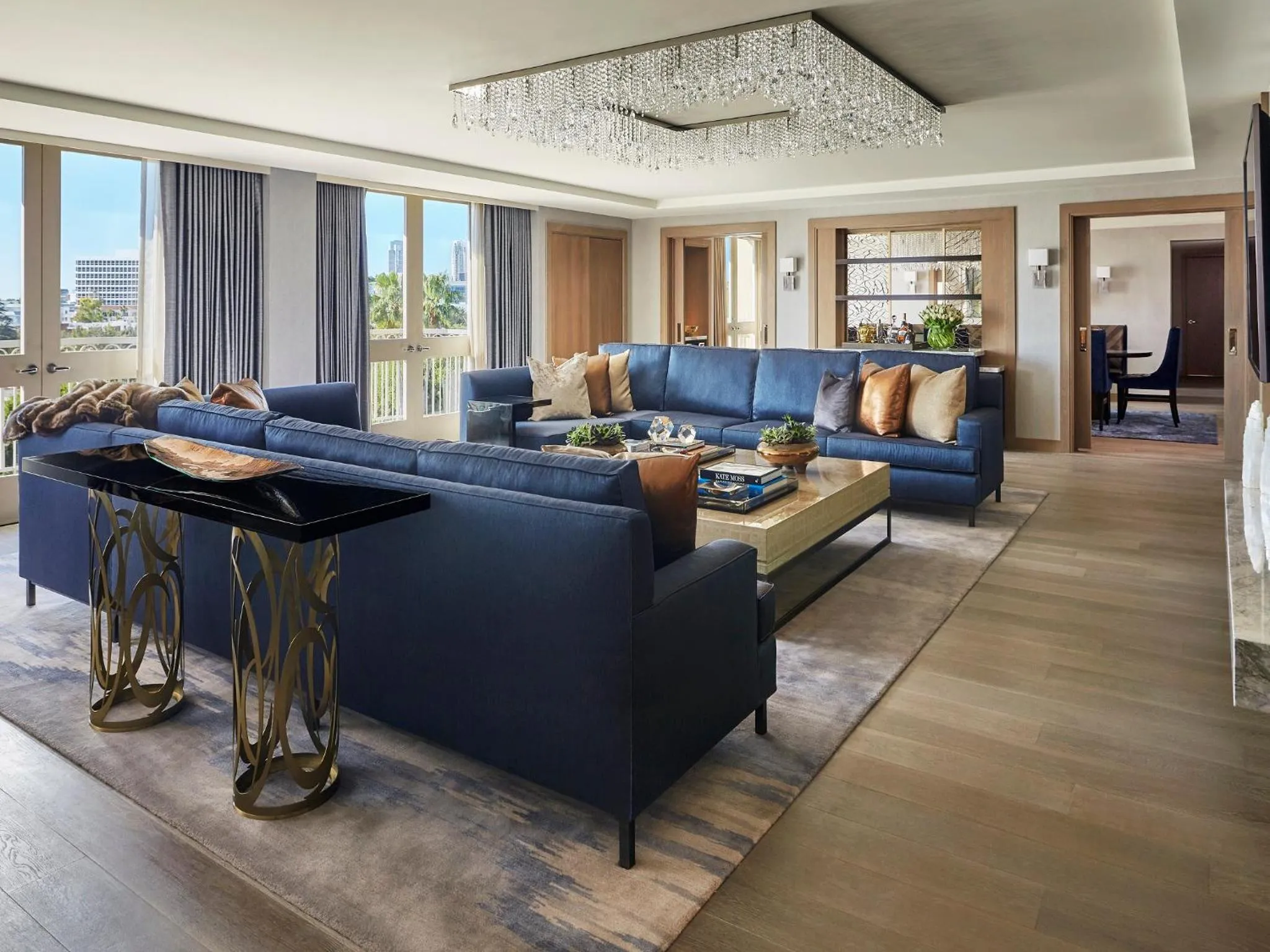 Seating area in L'Ermitage Beverly Hills