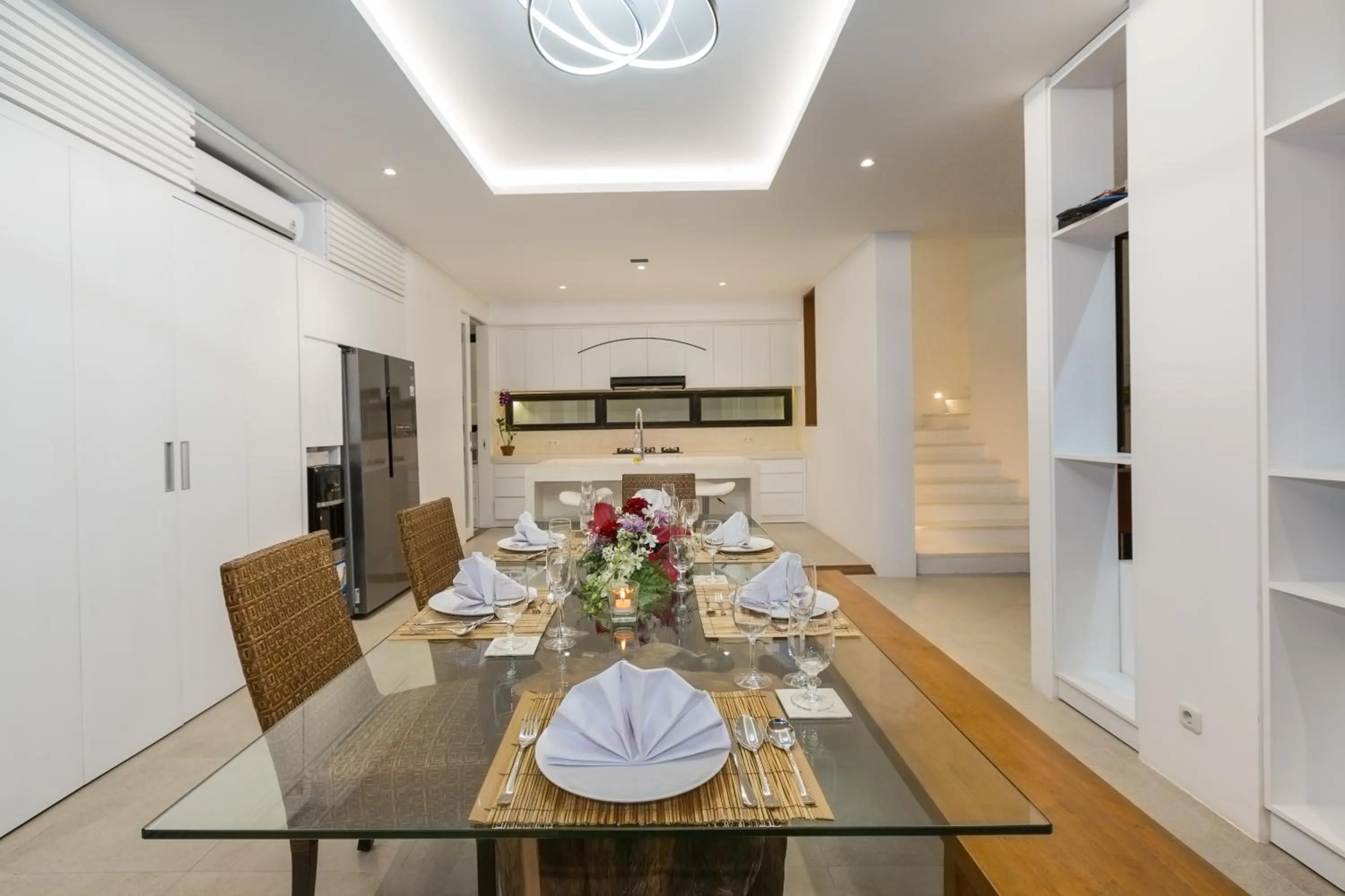 Dining area in Villa Damar Canggu by Nagisa Bali