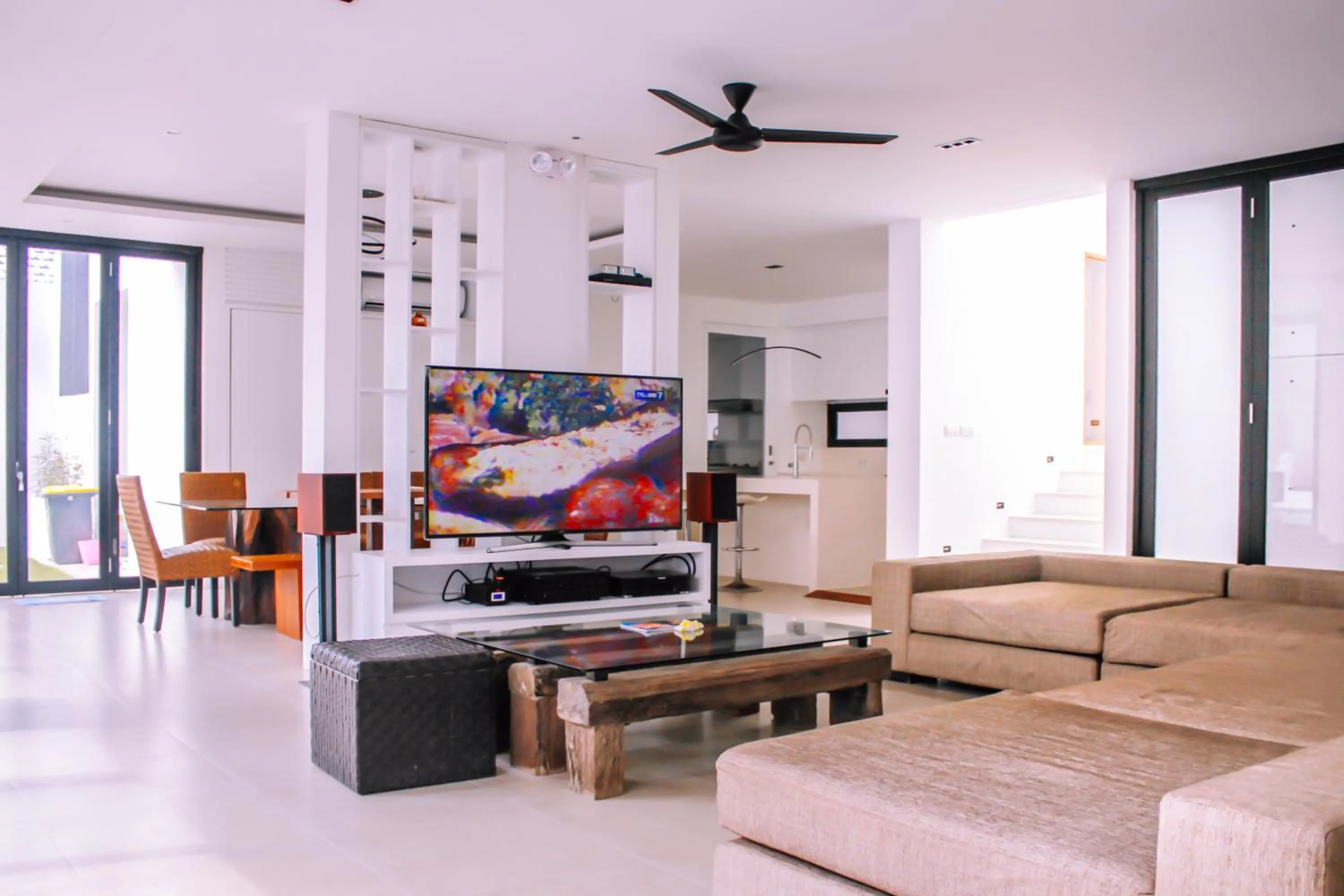 Living room in Villa Damar Canggu by Nagisa Bali