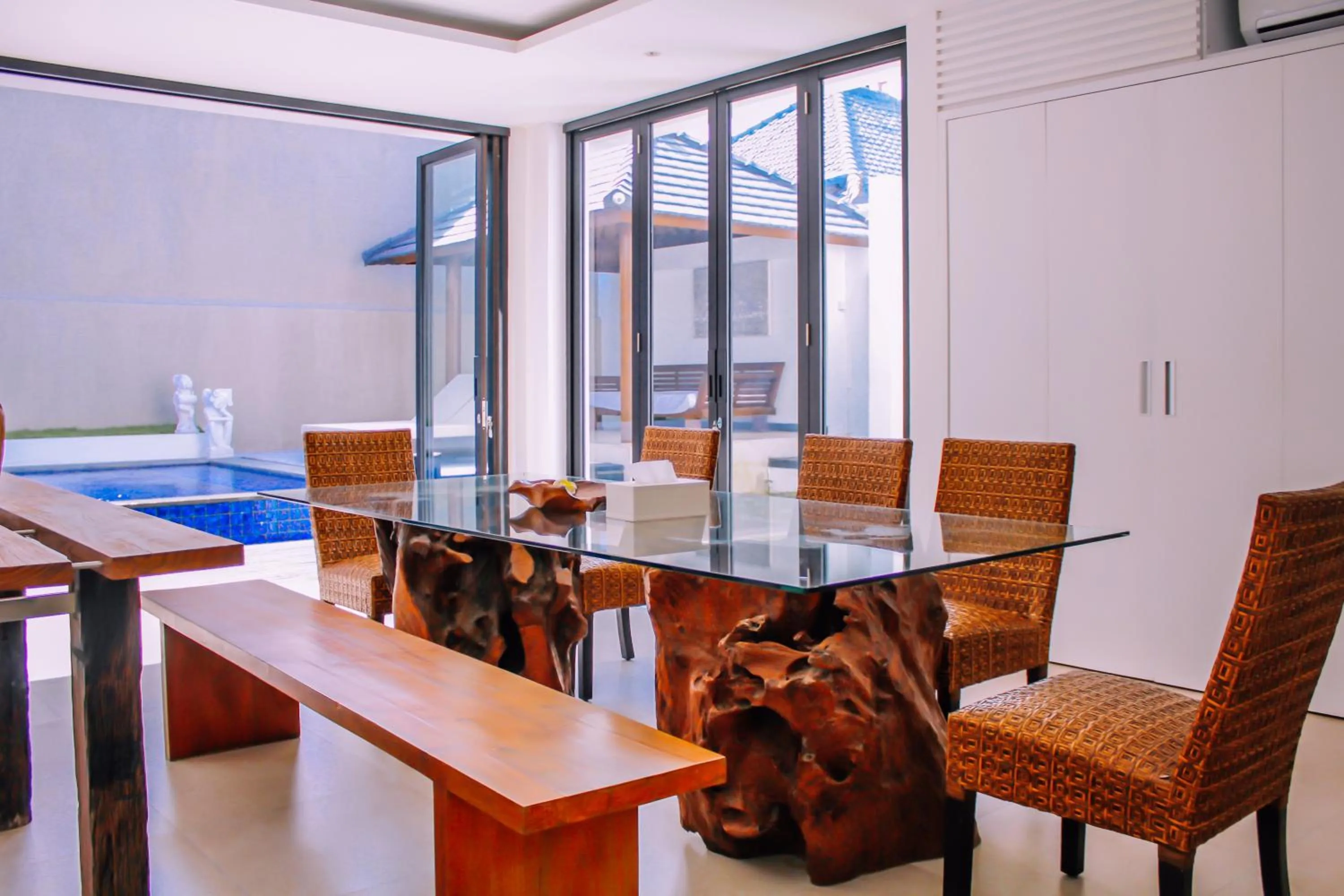 Dining area in Villa Damar Canggu by Nagisa Bali