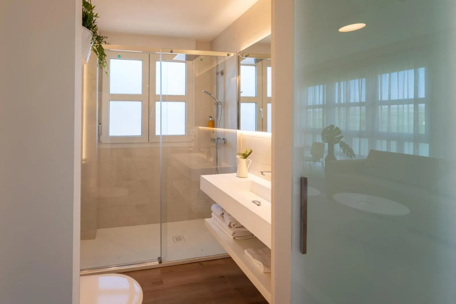 Shower in Hotel Rural Tierras del Cid