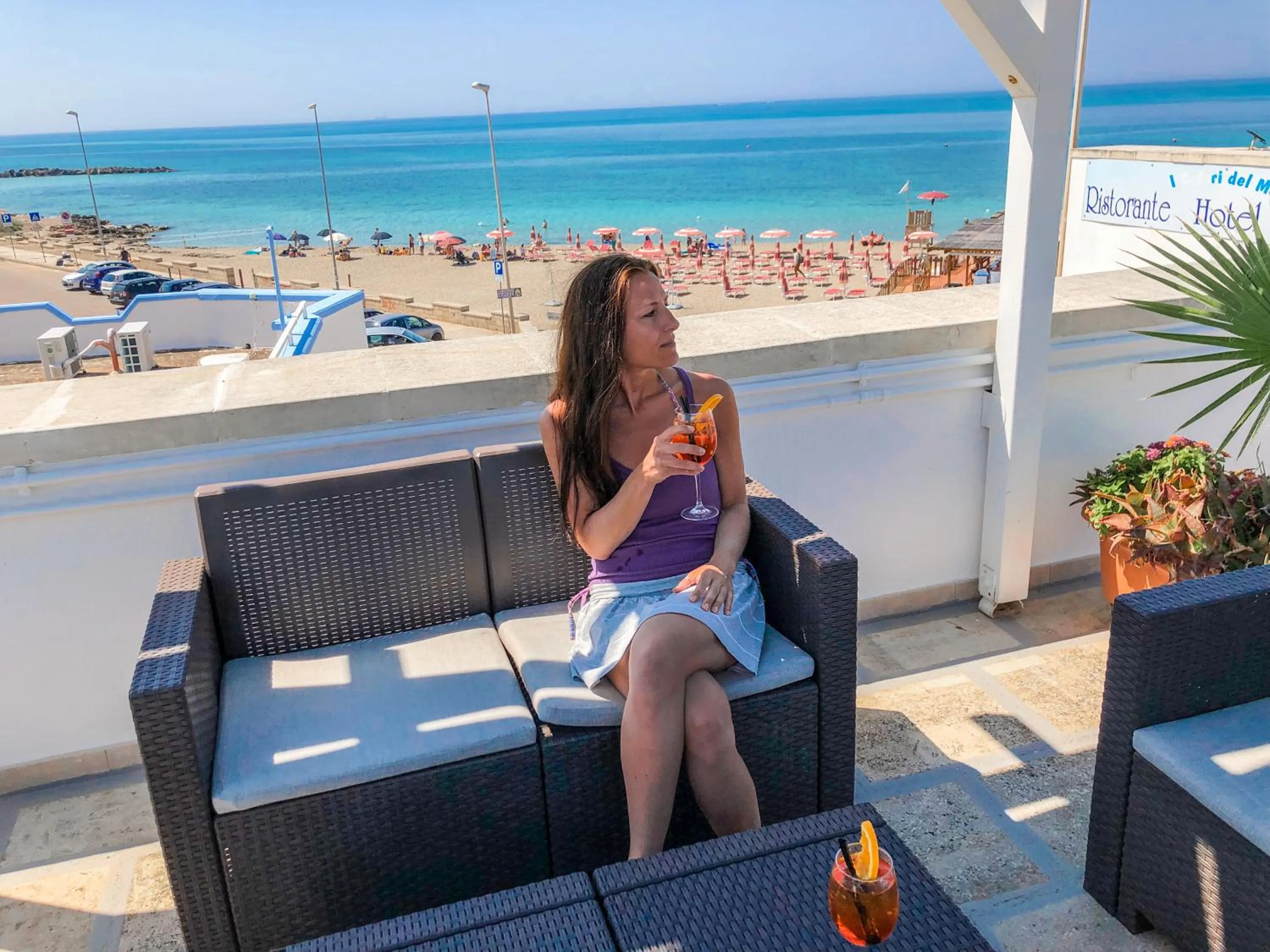 Balcony/Terrace in Hotel I Colori Del Mare