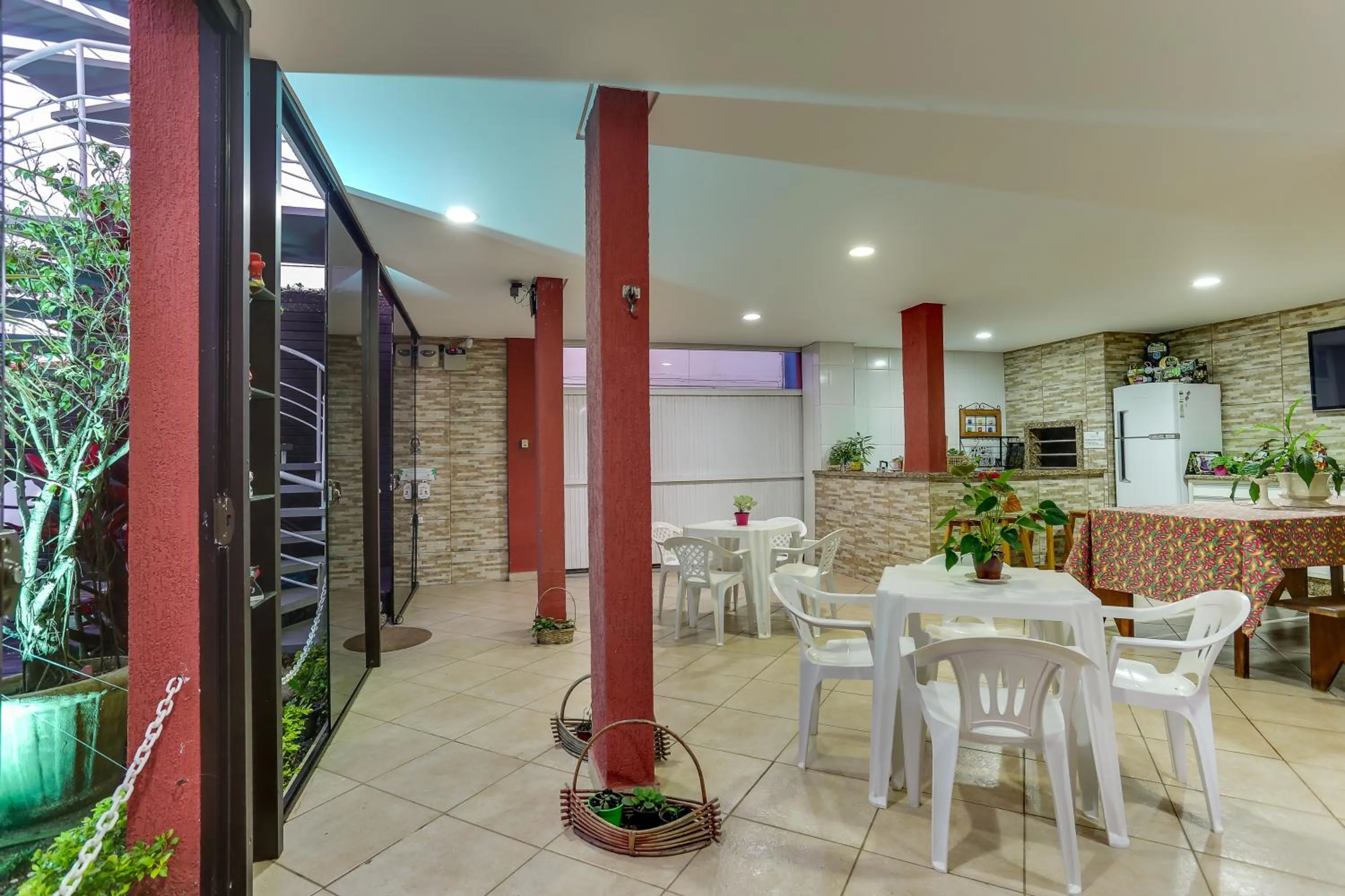 BBQ facilities in Pousada Praia dos Ingleses