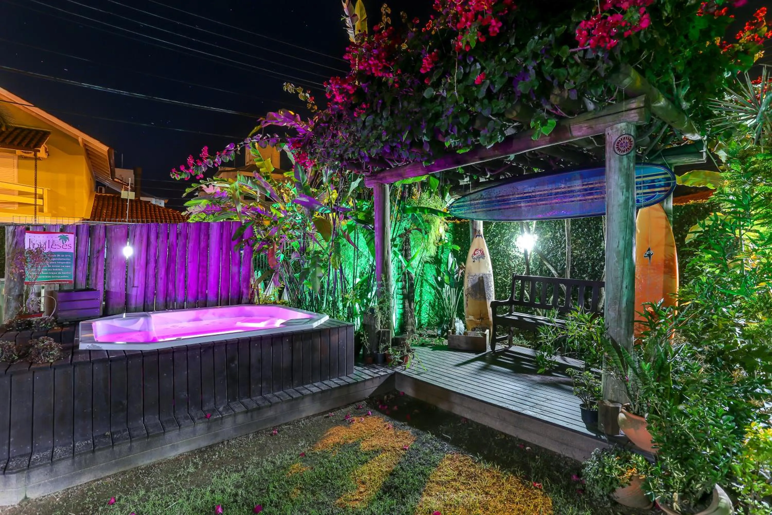 Night in Pousada Praia dos Ingleses