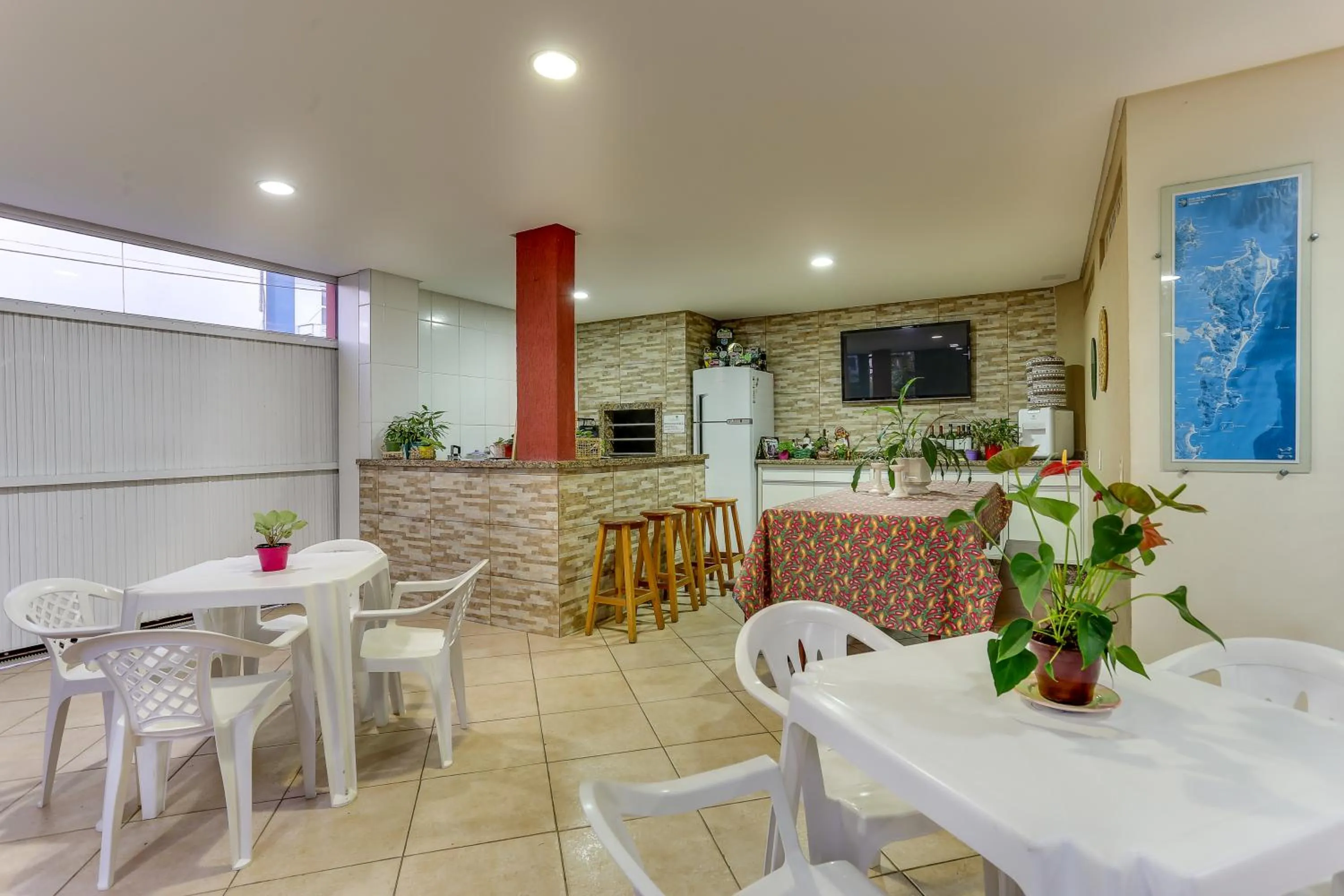 BBQ facilities in Pousada Praia dos Ingleses