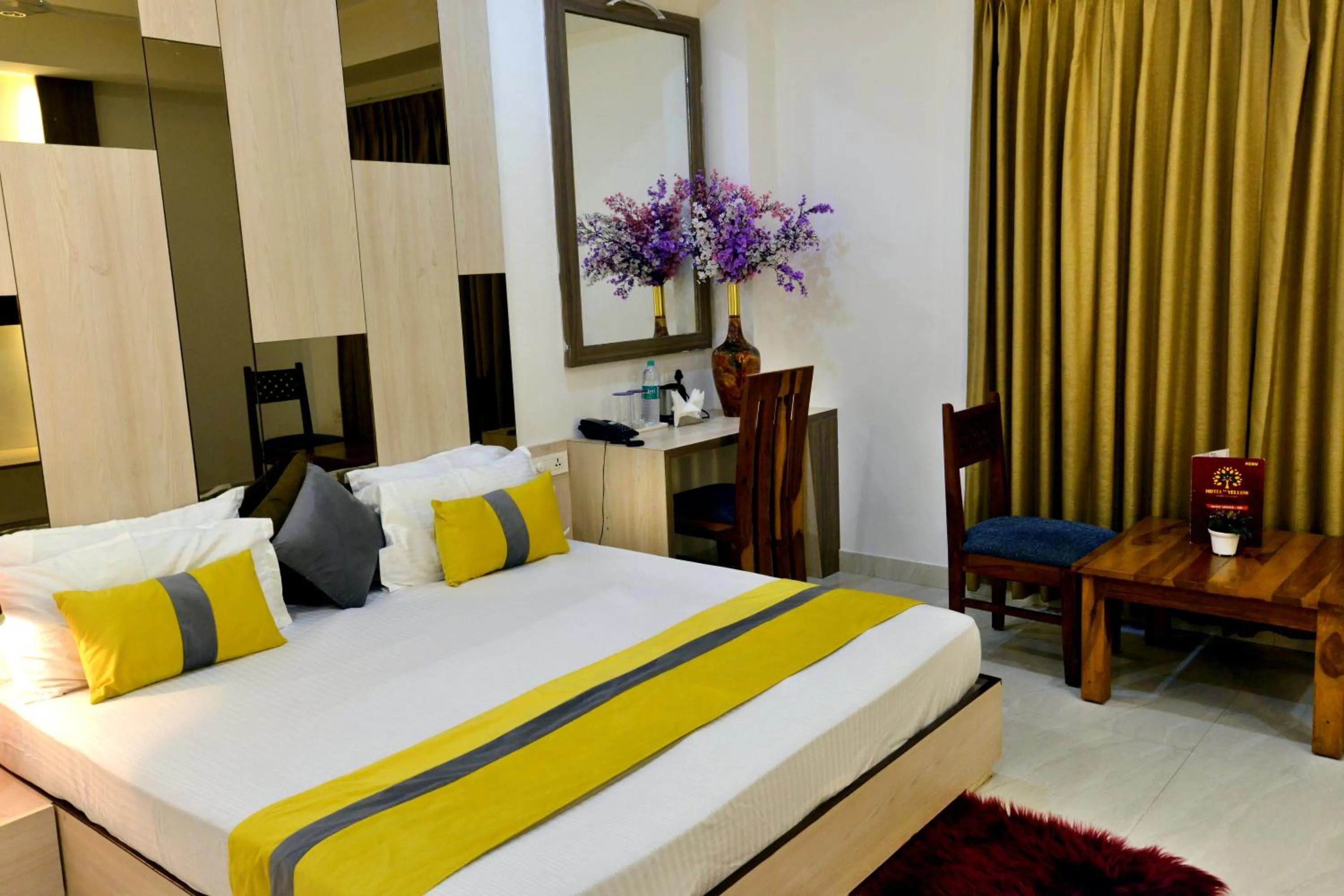 Bed in Hotel The Yellow