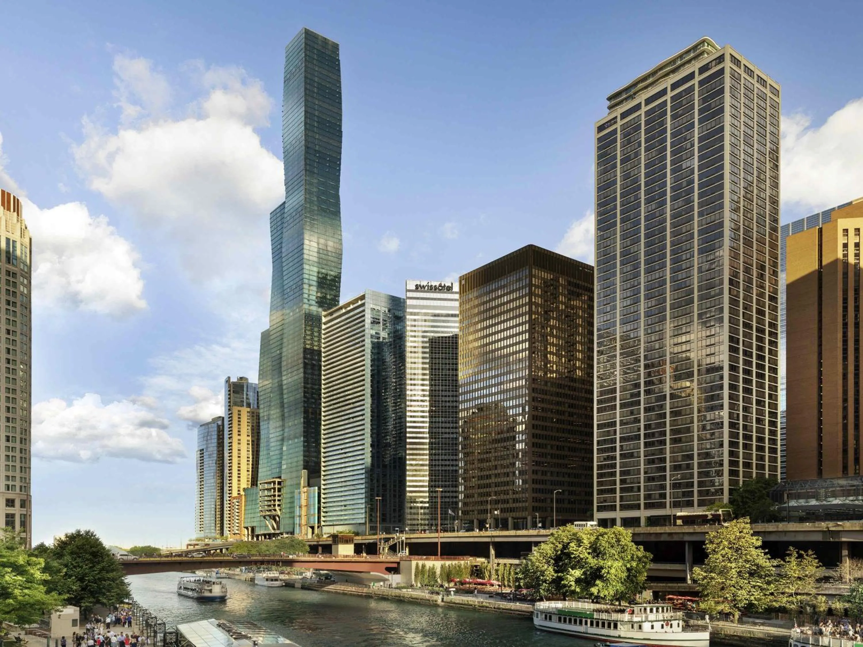 Property building in Swissotel Chicago