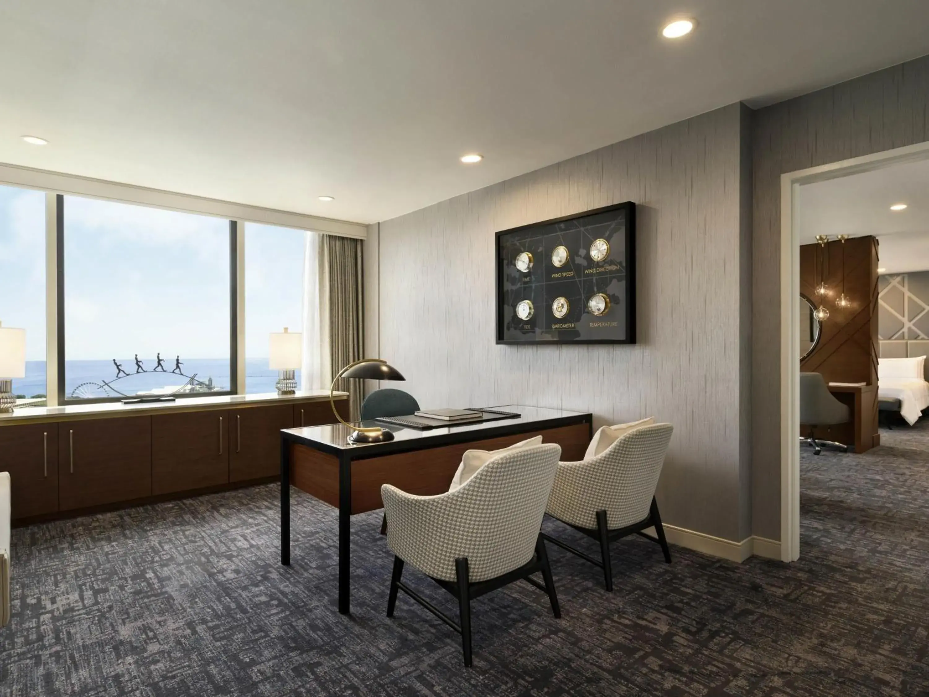 Bedroom in Swissotel Chicago Bedroom in Swissotel Chicago