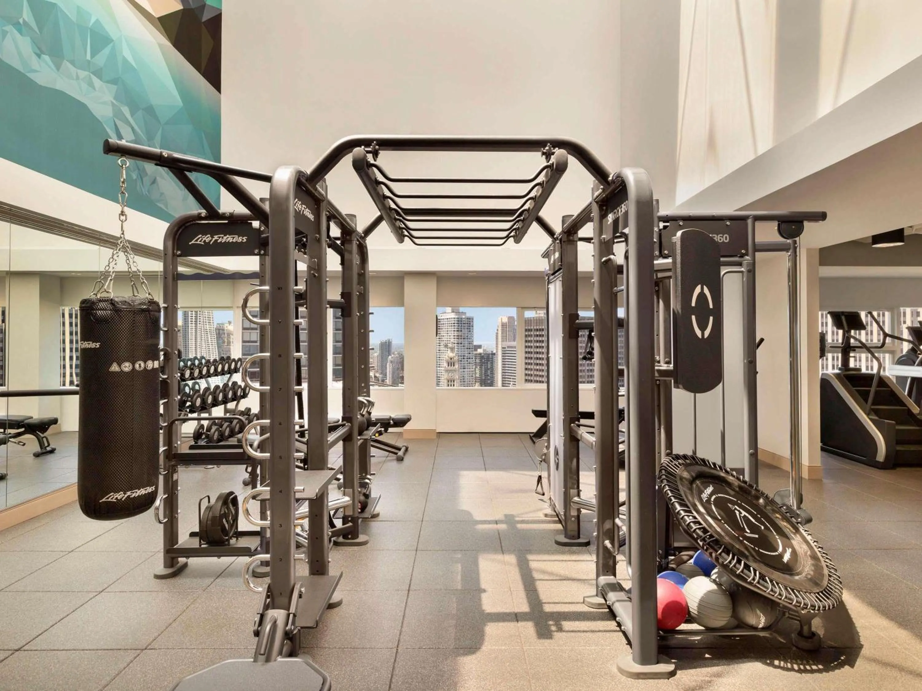 Fitness centre/facilities in Swissotel Chicago