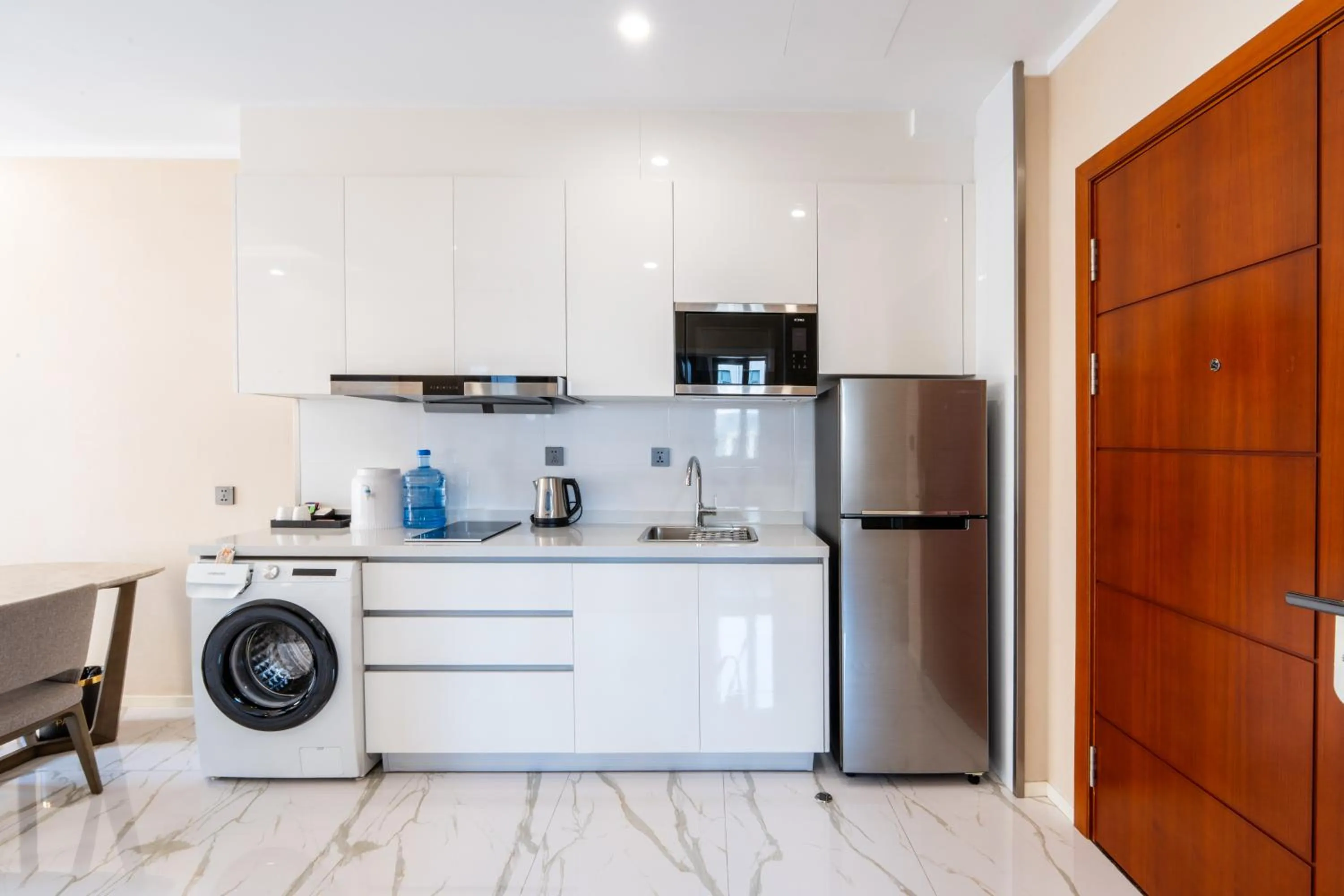 Kitchen or kitchenette in One Park Hotel & Residence