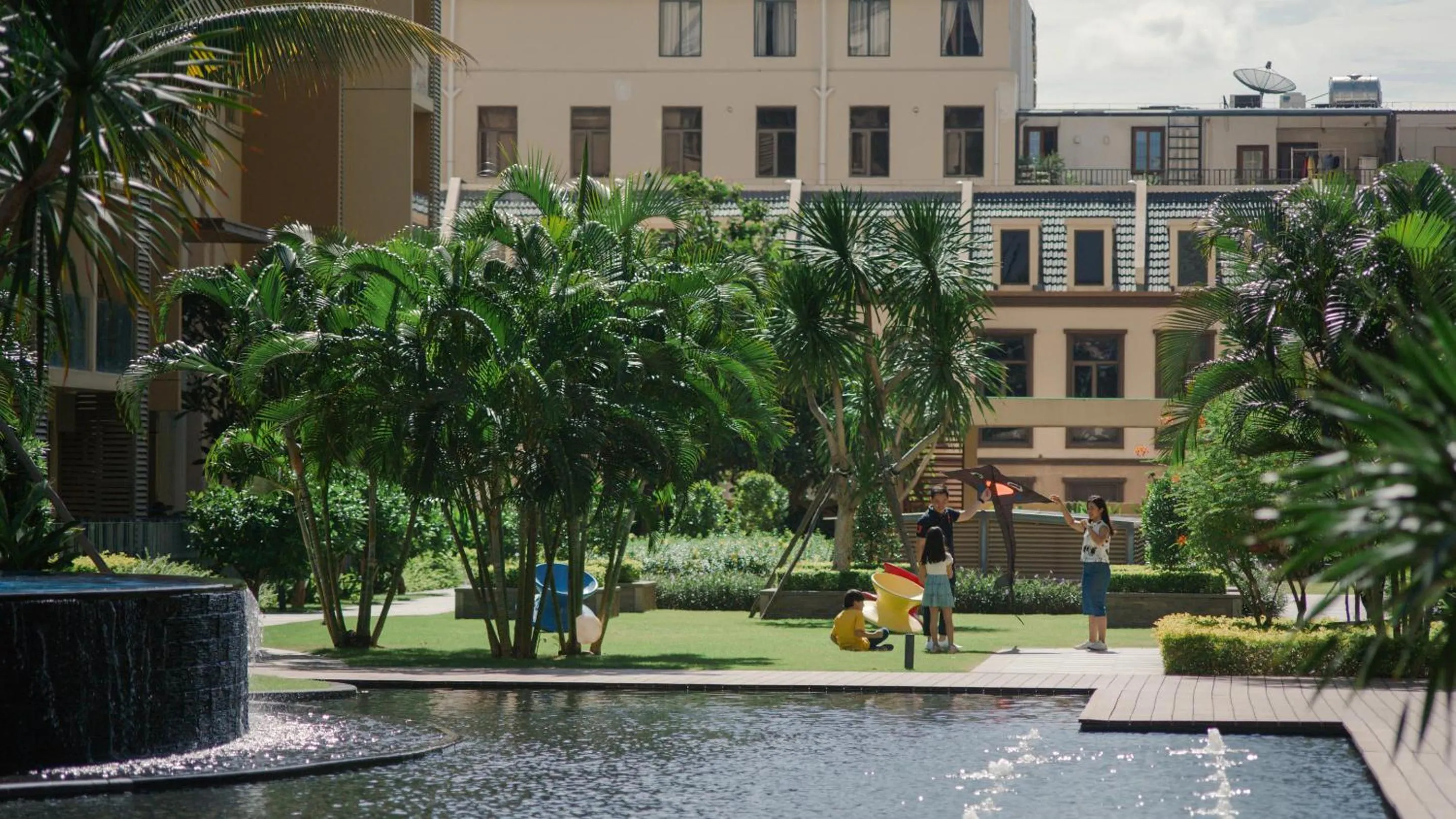 Children play ground in One Park Hotel & Residence