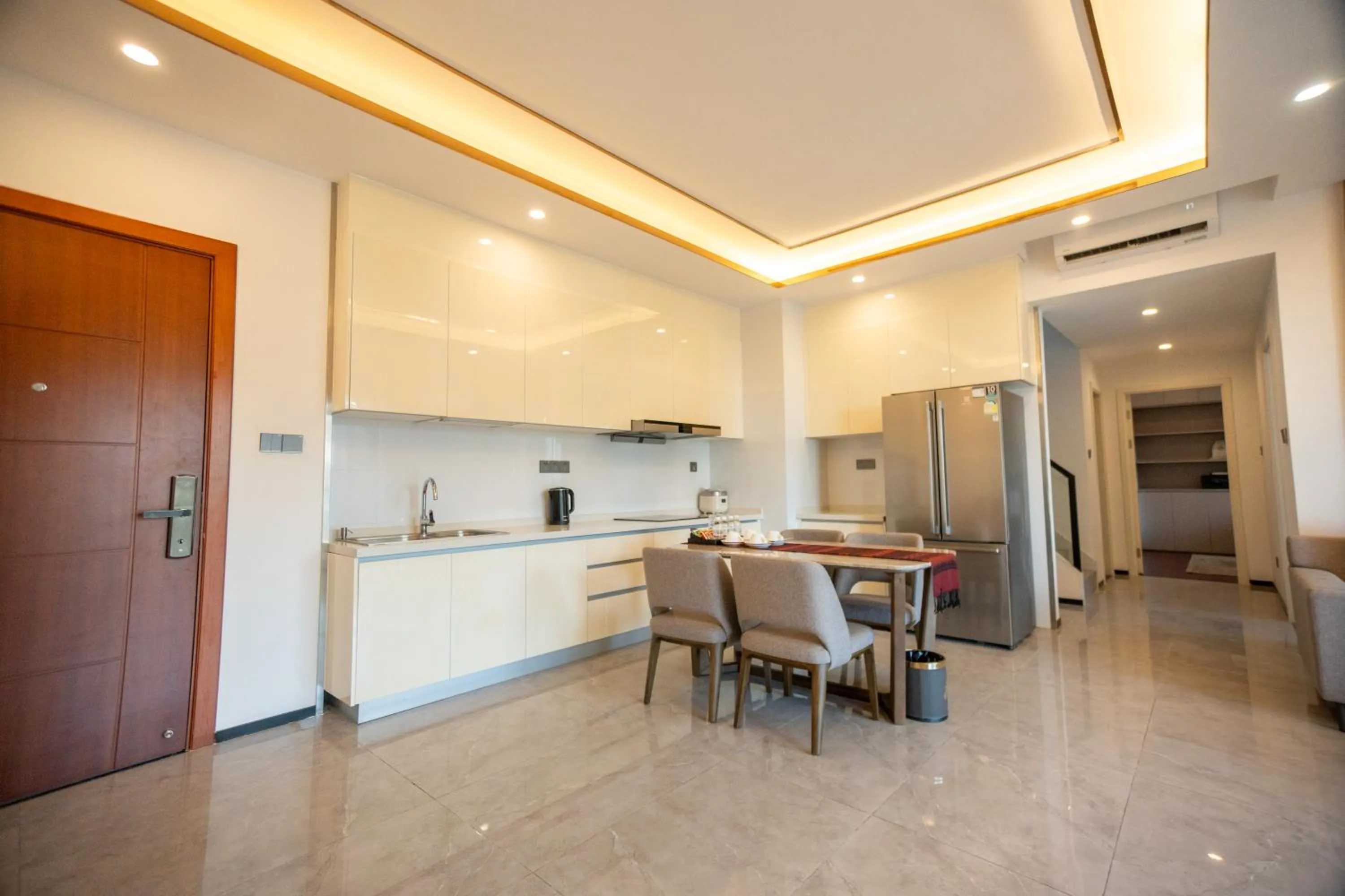 Kitchen or kitchenette in One Park Hotel & Residence