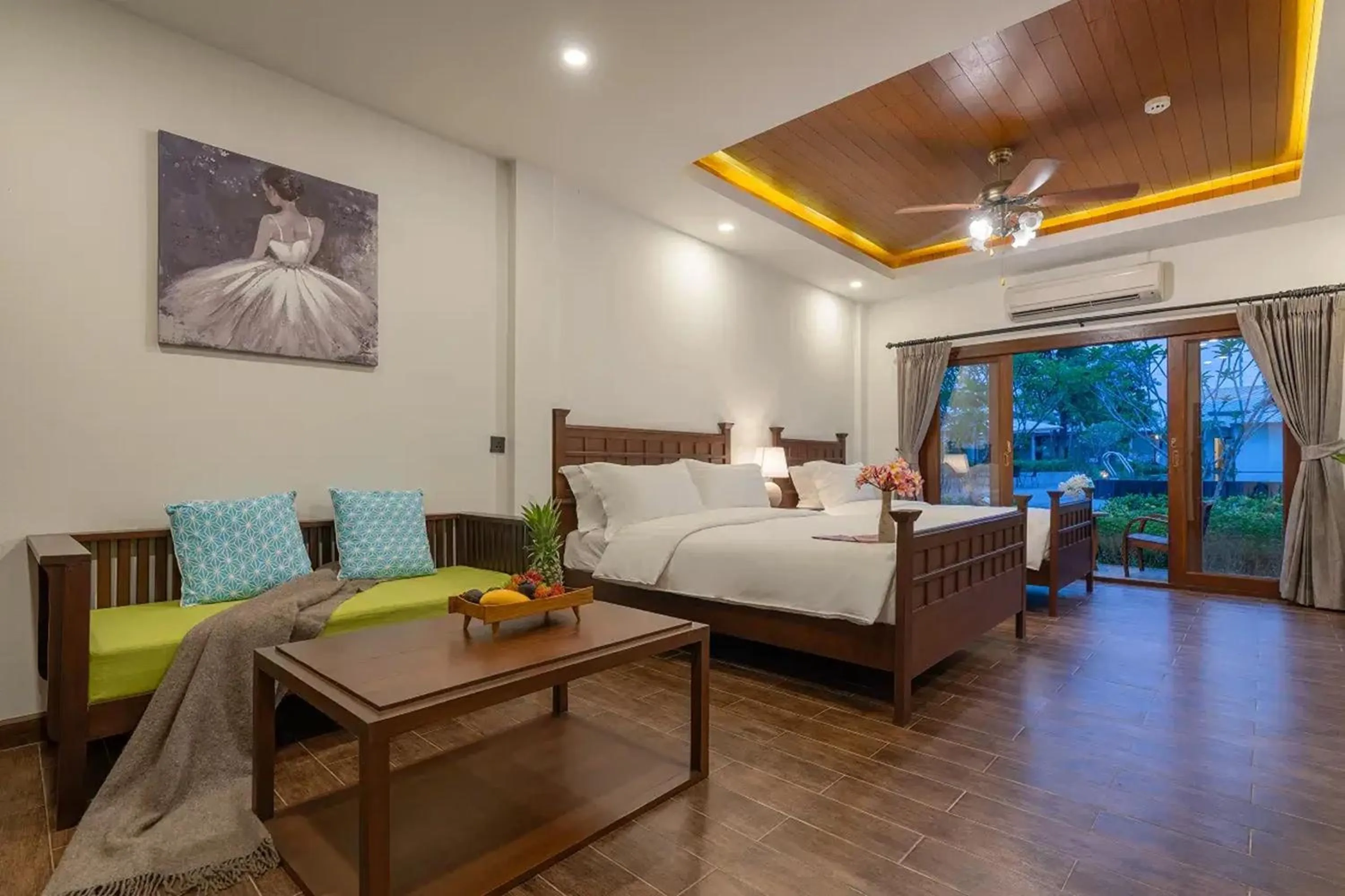 Bedroom, Bed in Lanna Deer Resort Chiang Mai