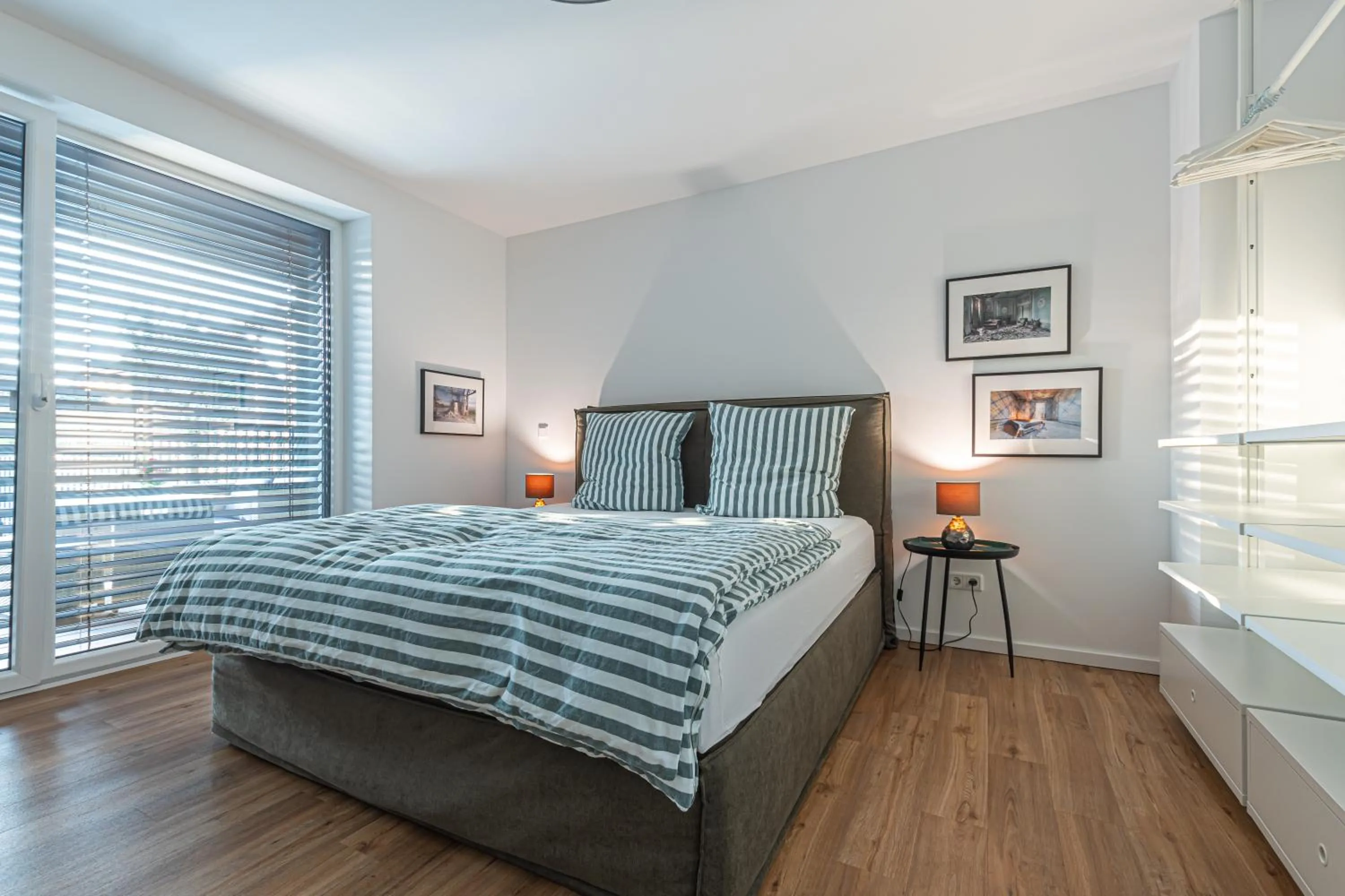 Bed in B26 Apartments - Unterwegs zu Hause