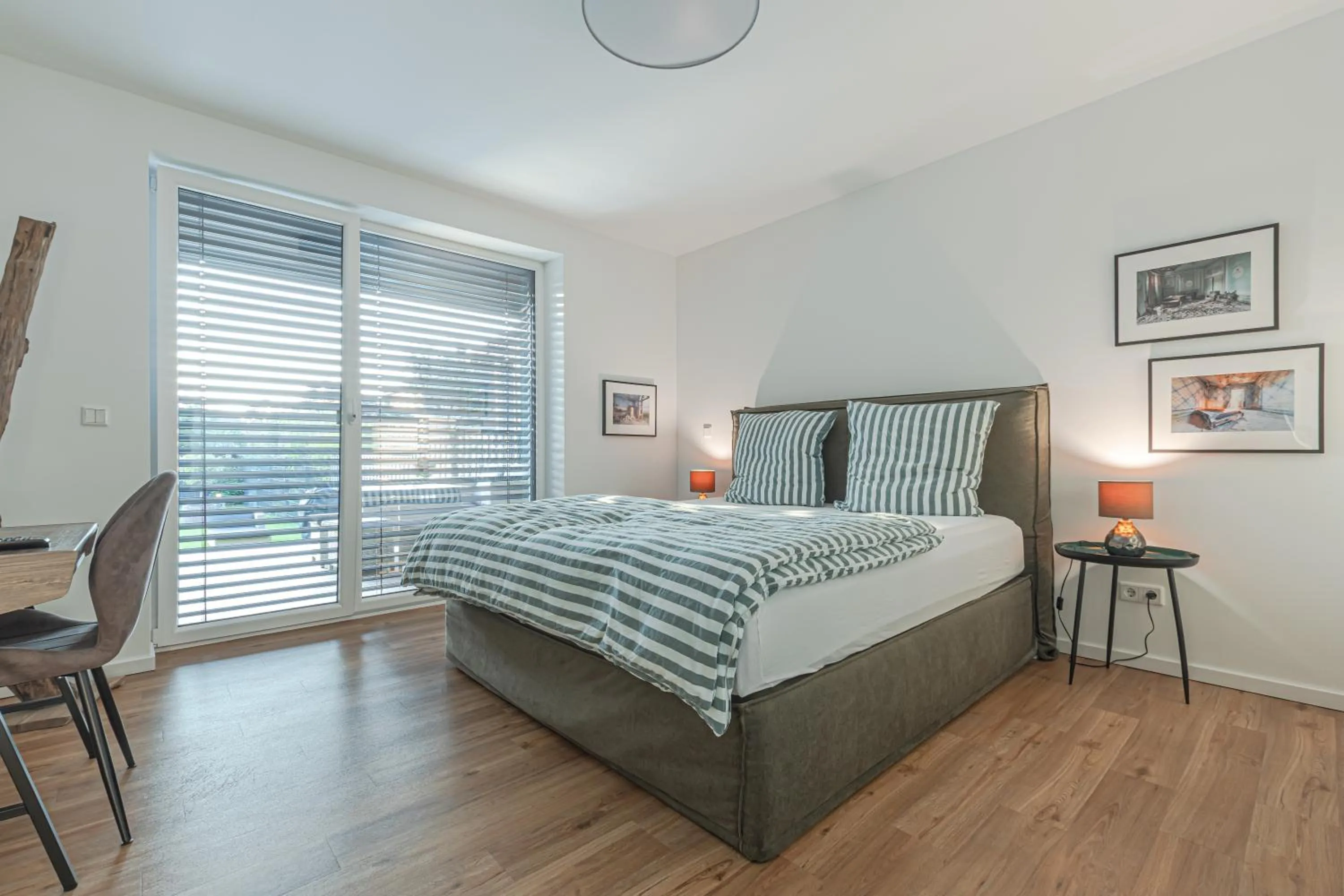 Bed in B26 Apartments - Unterwegs zu Hause