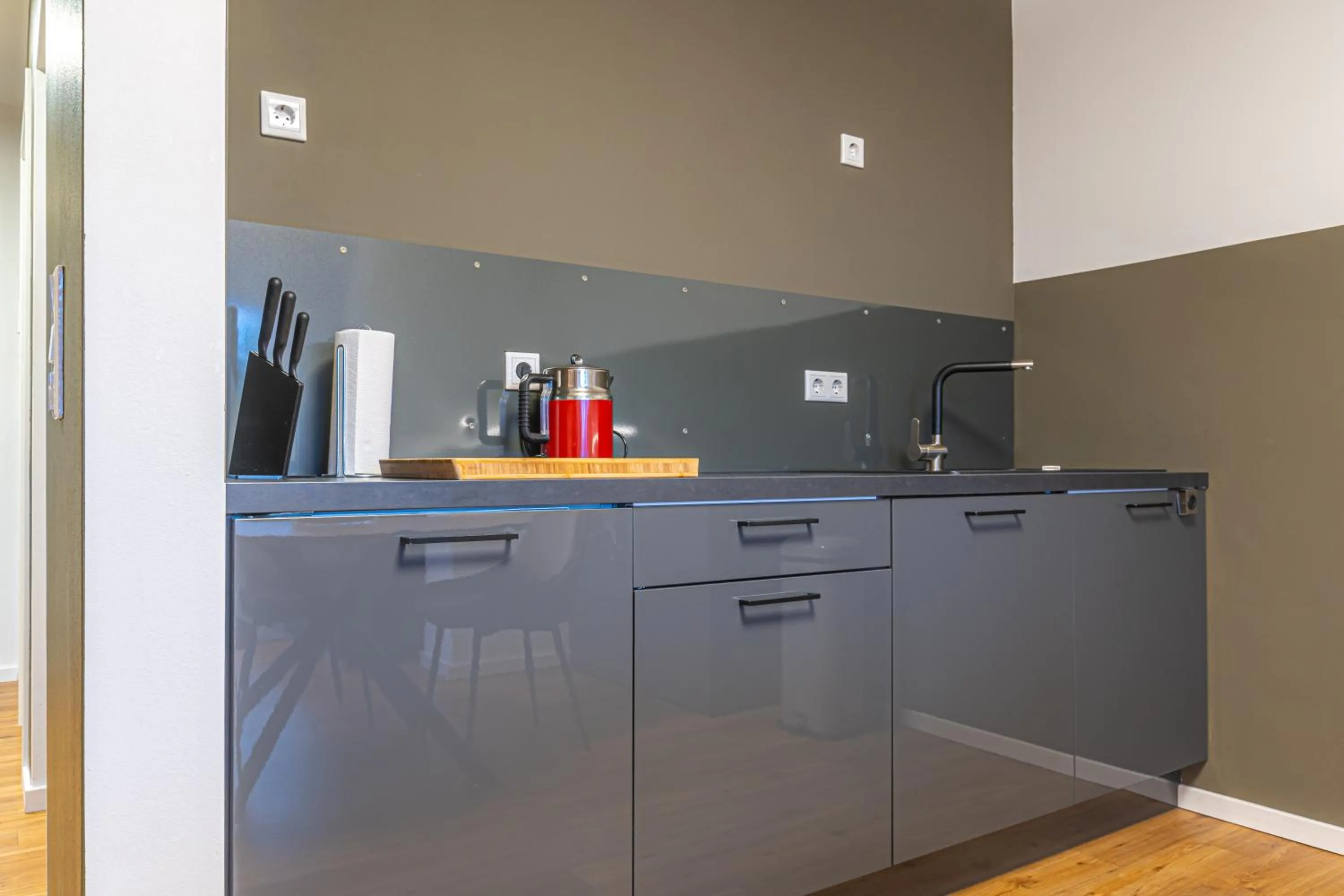 Kitchen or kitchenette in B26 Apartments - Unterwegs zu Hause