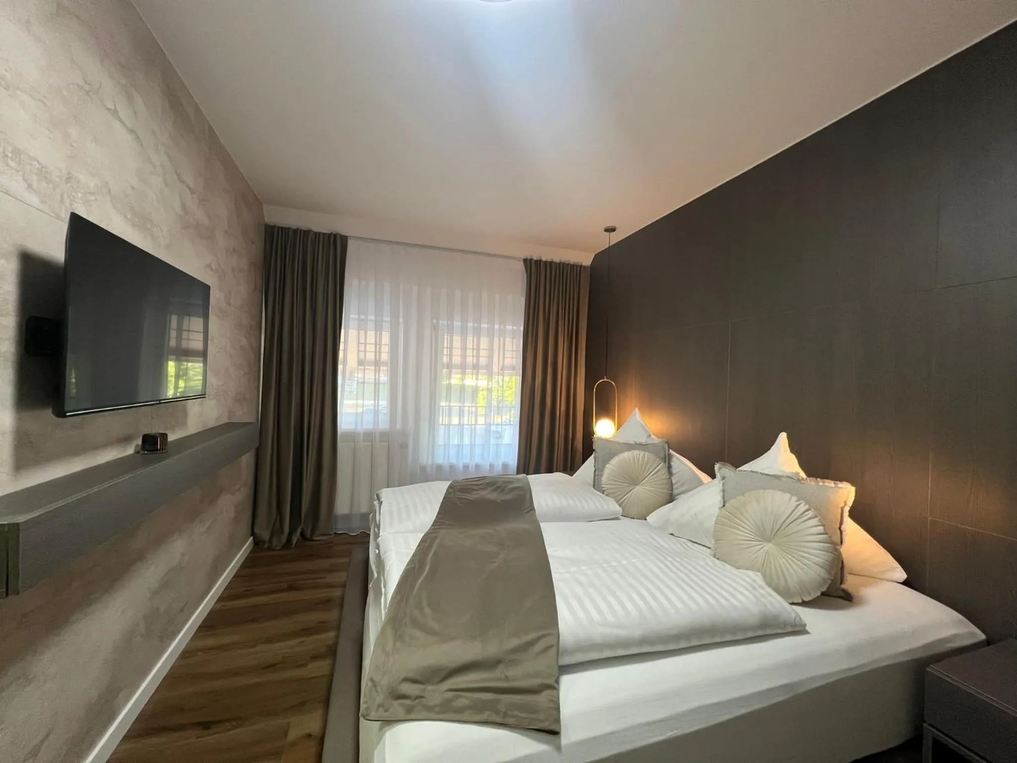 Bed in Hotel Harmshof Bispingen