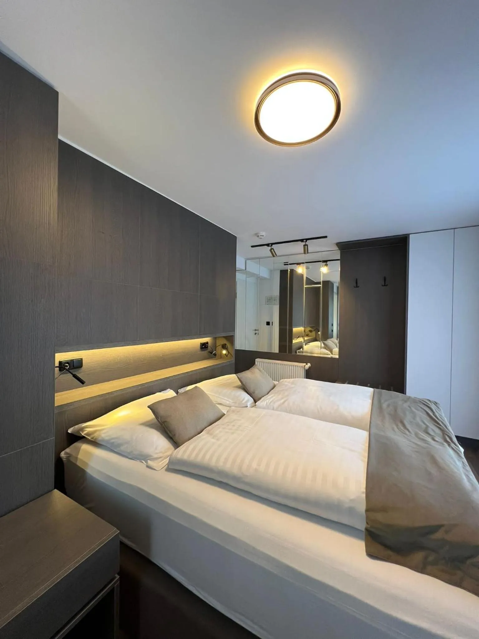 Bed in Hotel Harmshof Bispingen