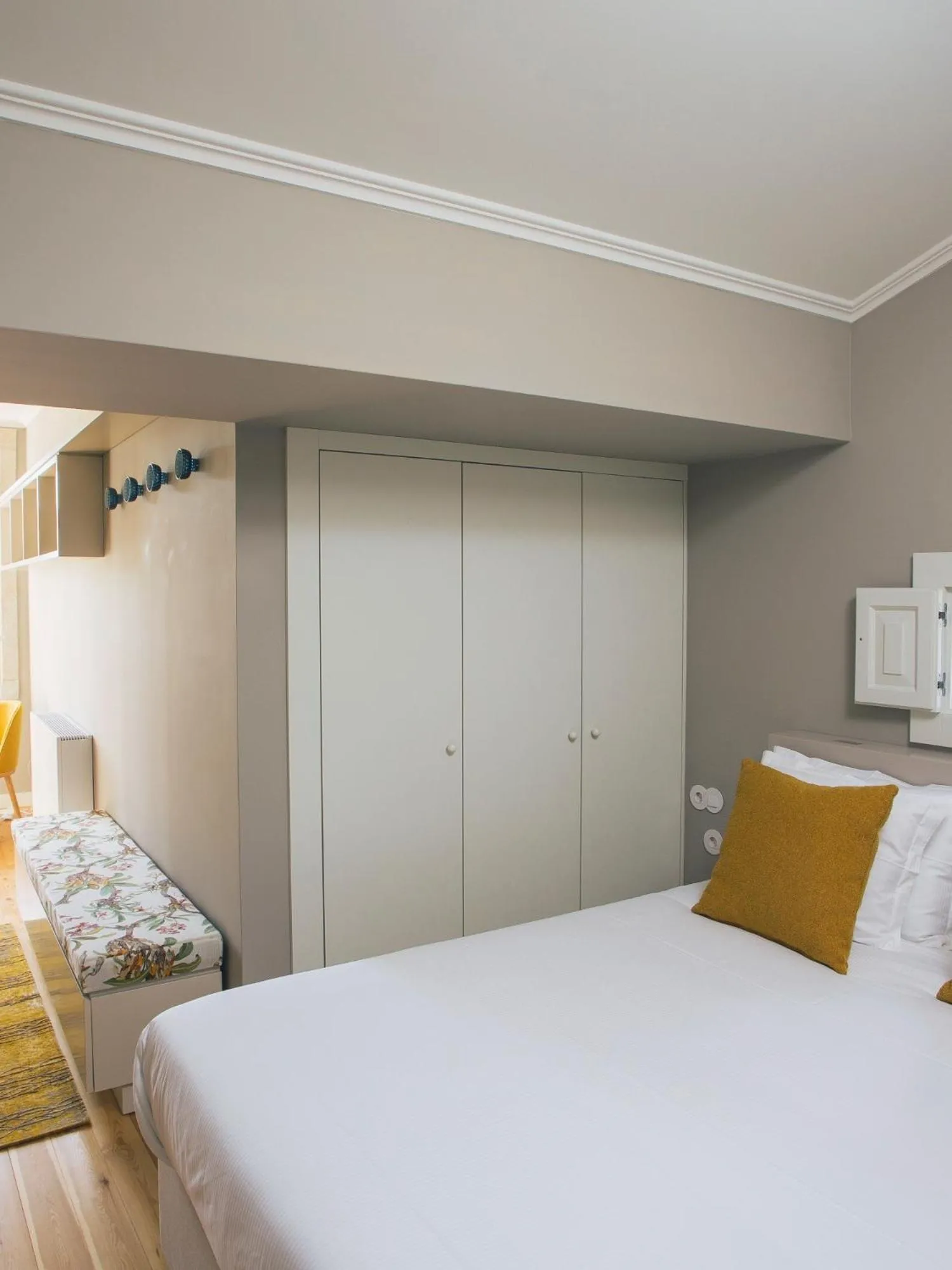 Bed in Menina Colina Guesthouse