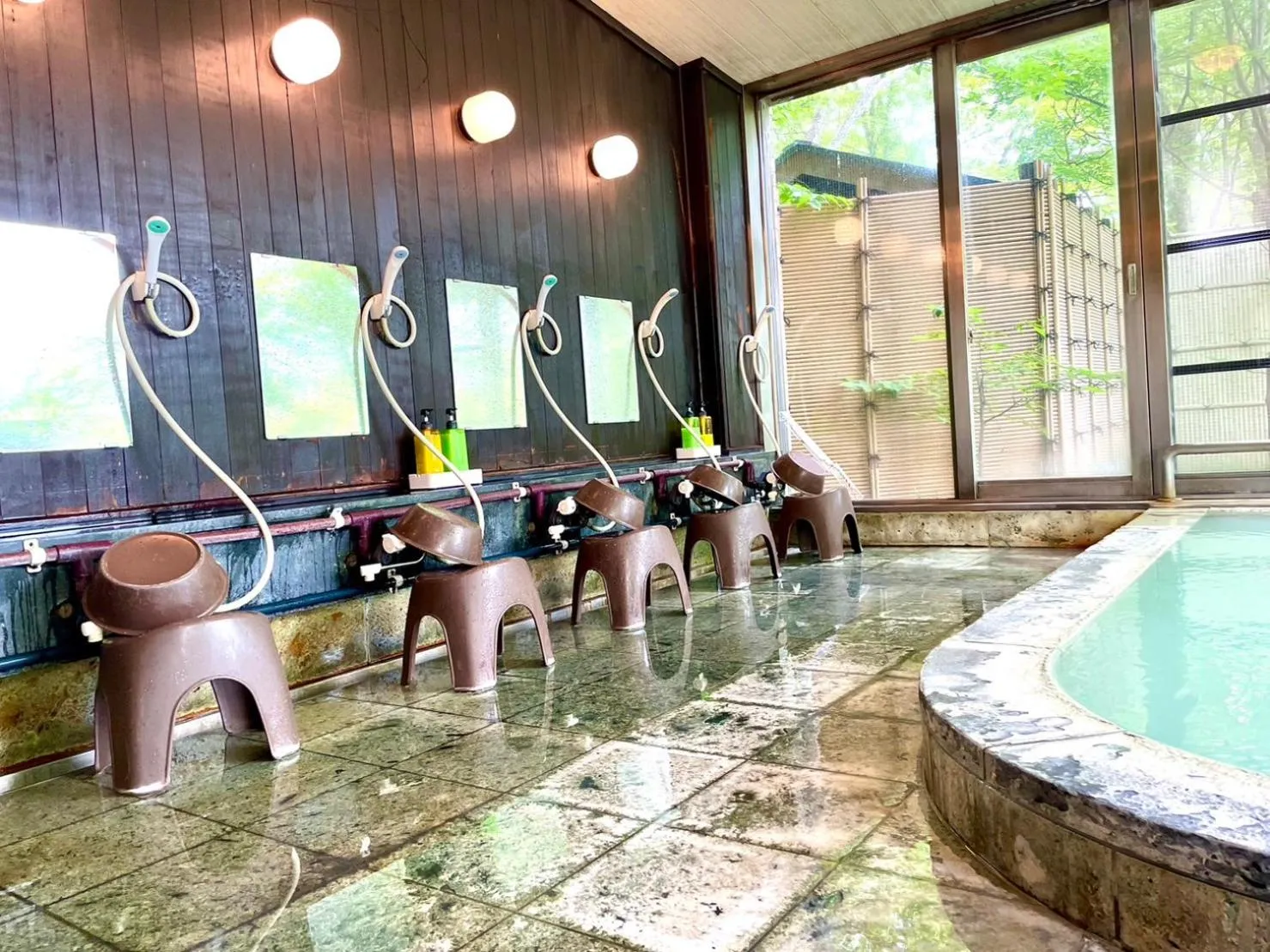 Hot Spring Bath in Lake Side Nikko Hotel