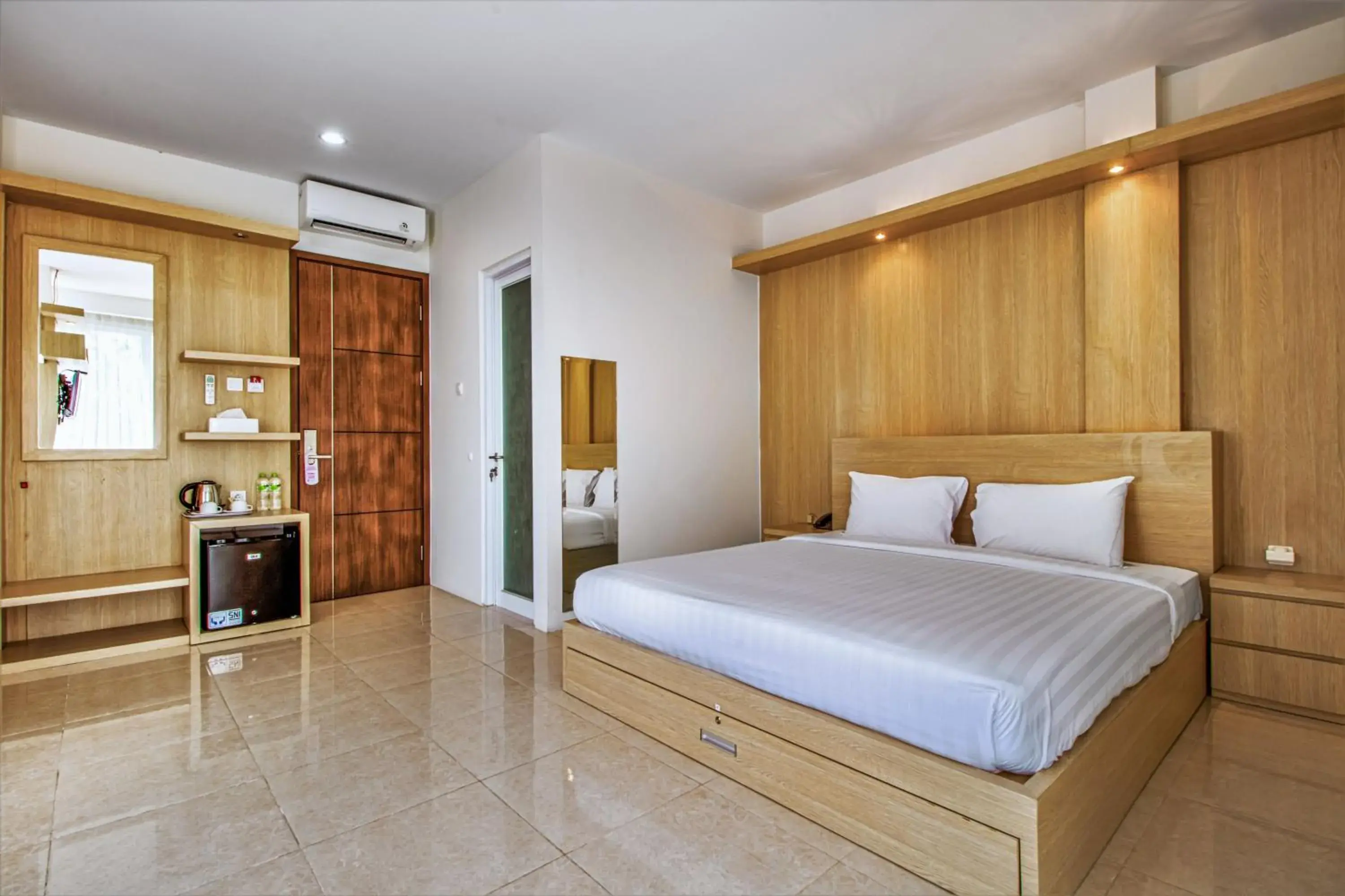 Bed in D Padmaya Residence