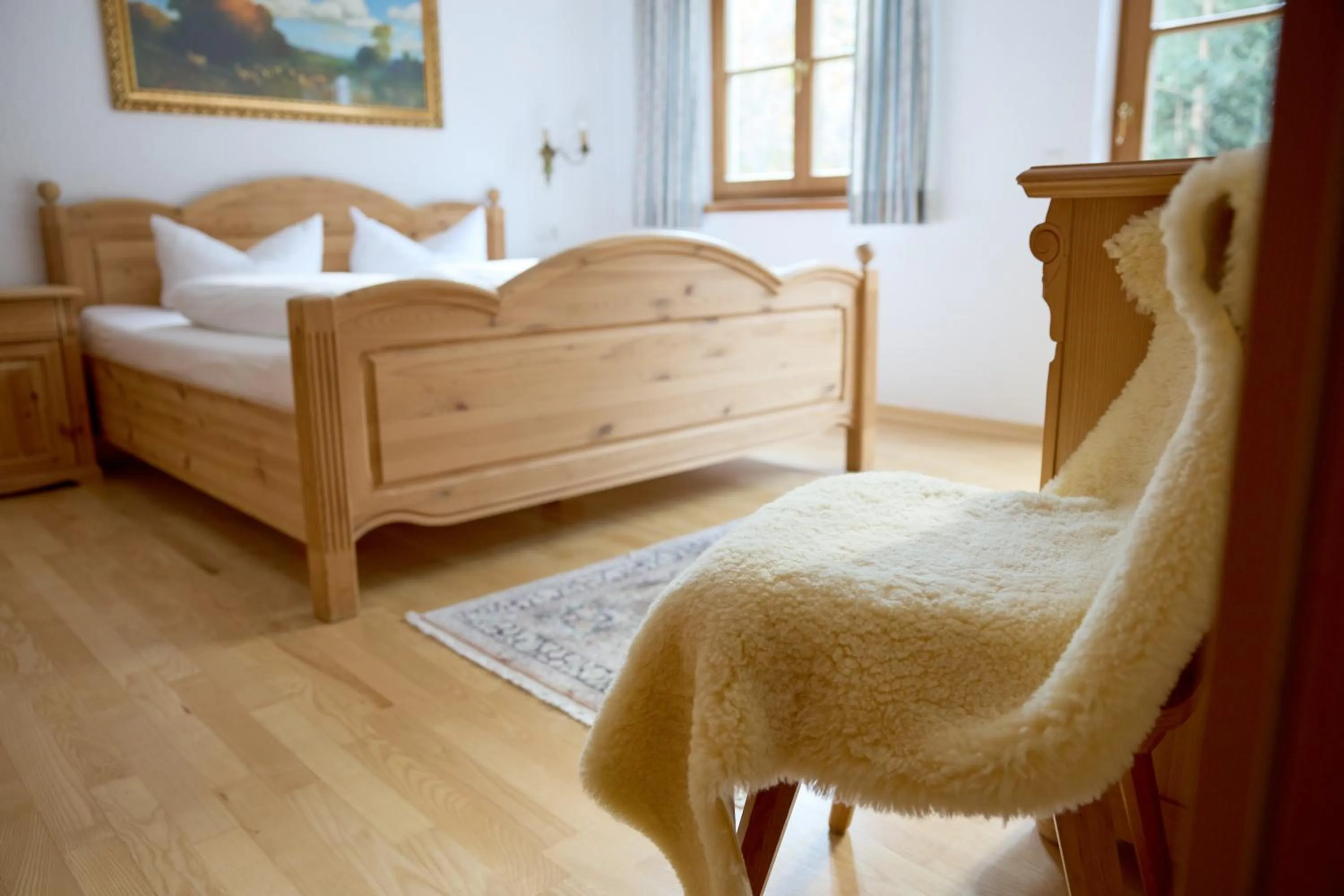 Bed in Alt Montafon Hotel Appartements by Pferd auf Wolke