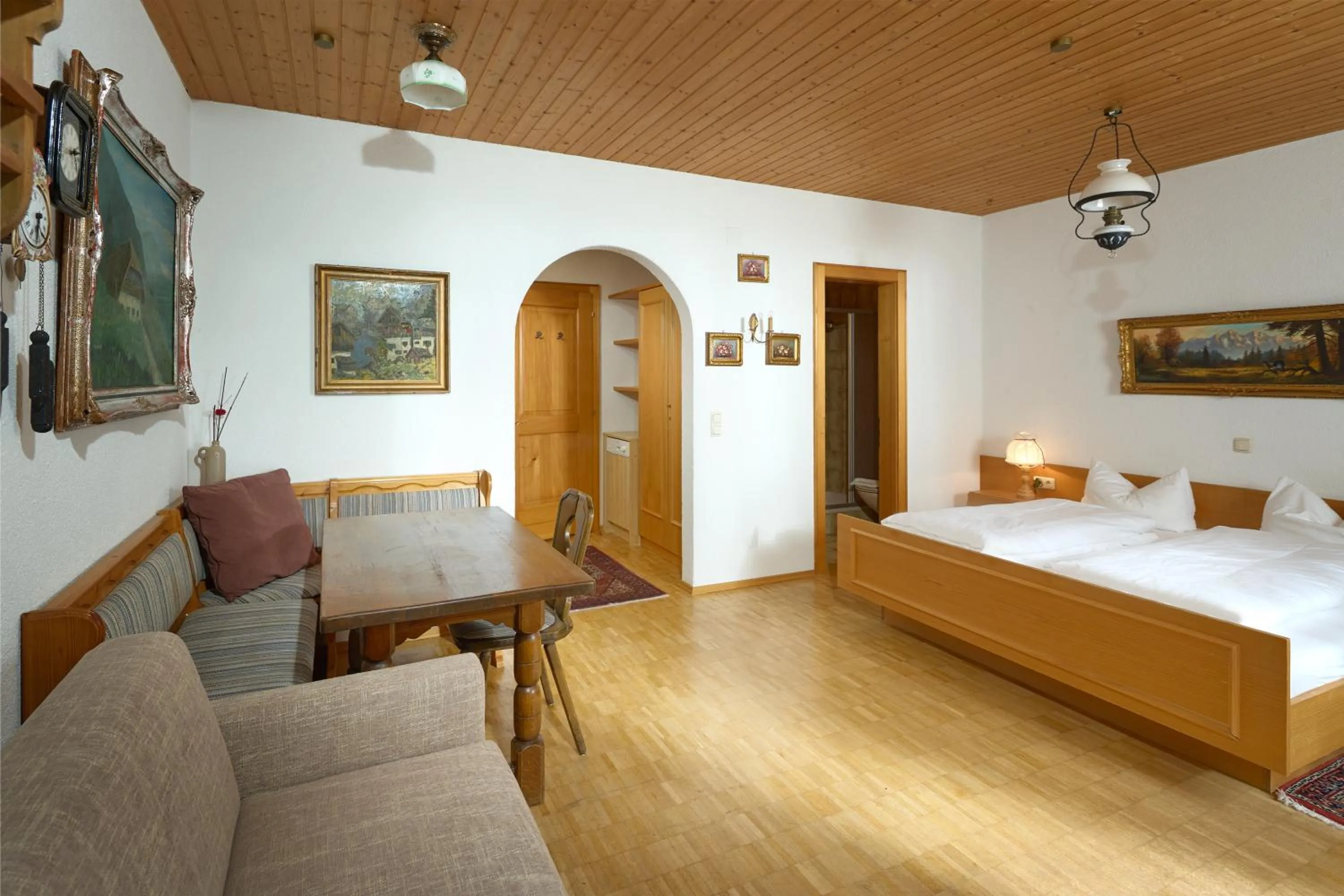 Bed in Alt Montafon Hotel Appartements by Pferd auf Wolke