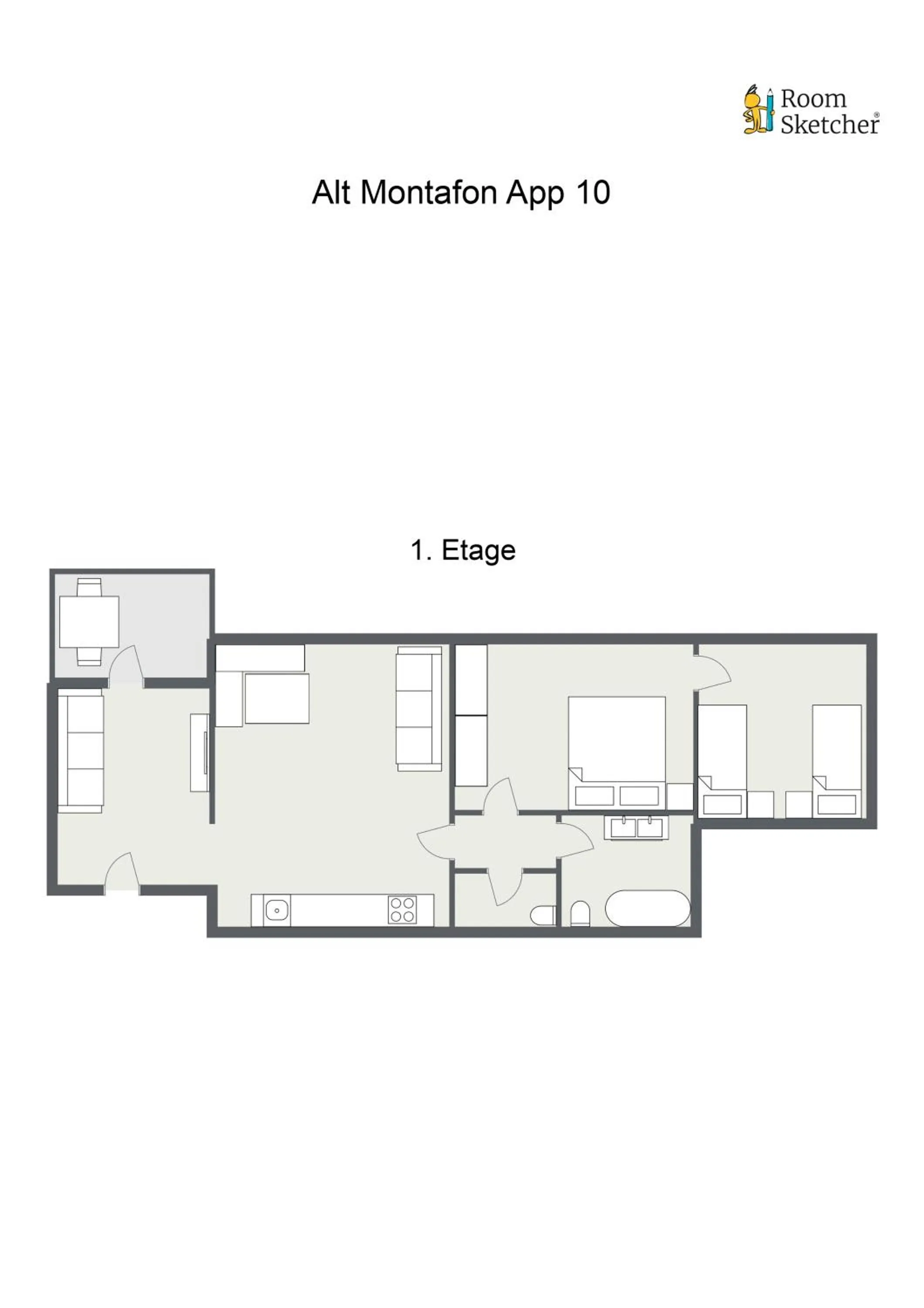 Floor plan in Alt Montafon Hotel Appartements by Pferd auf Wolke