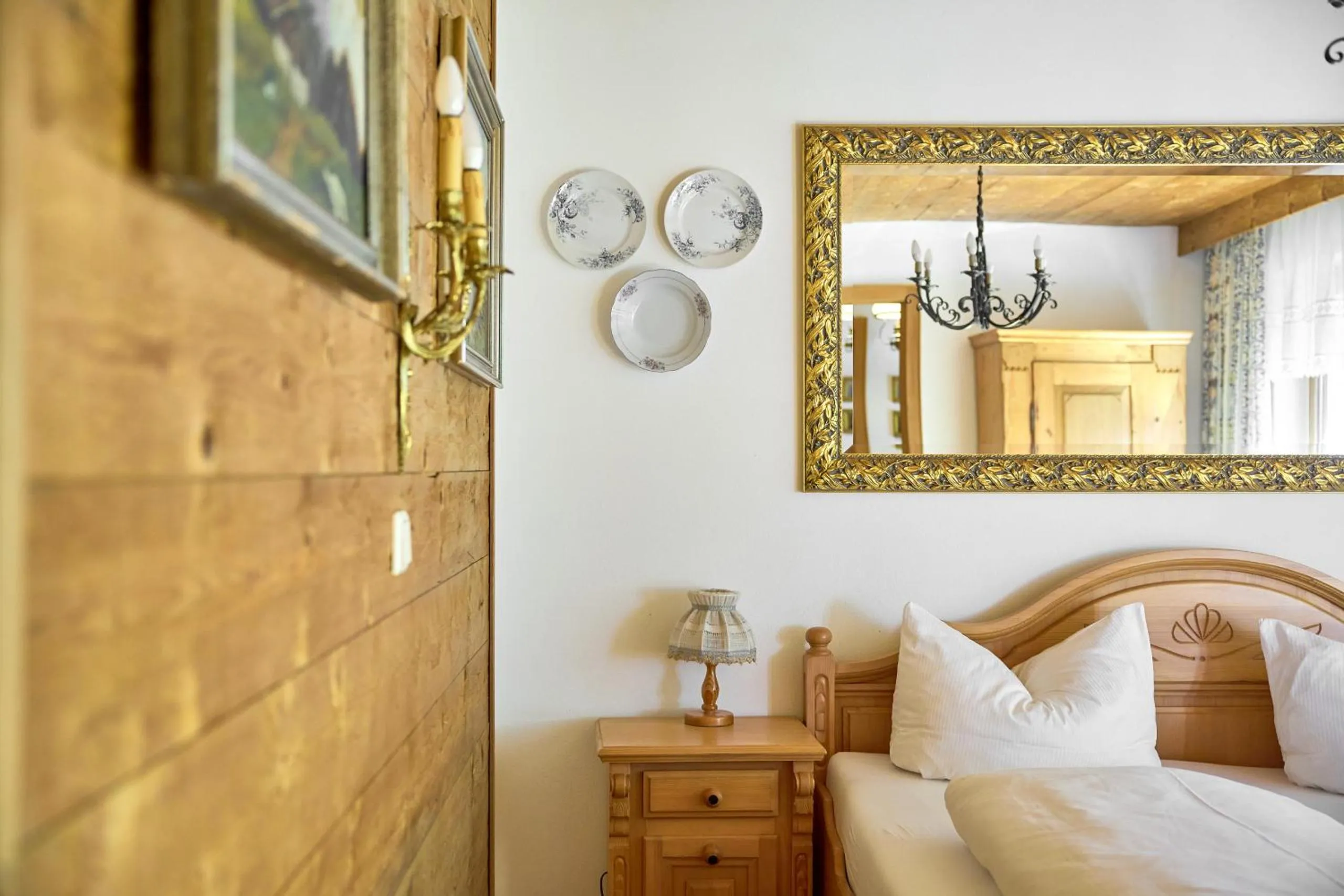 Bed in Alt Montafon Hotel Appartements by Pferd auf Wolke