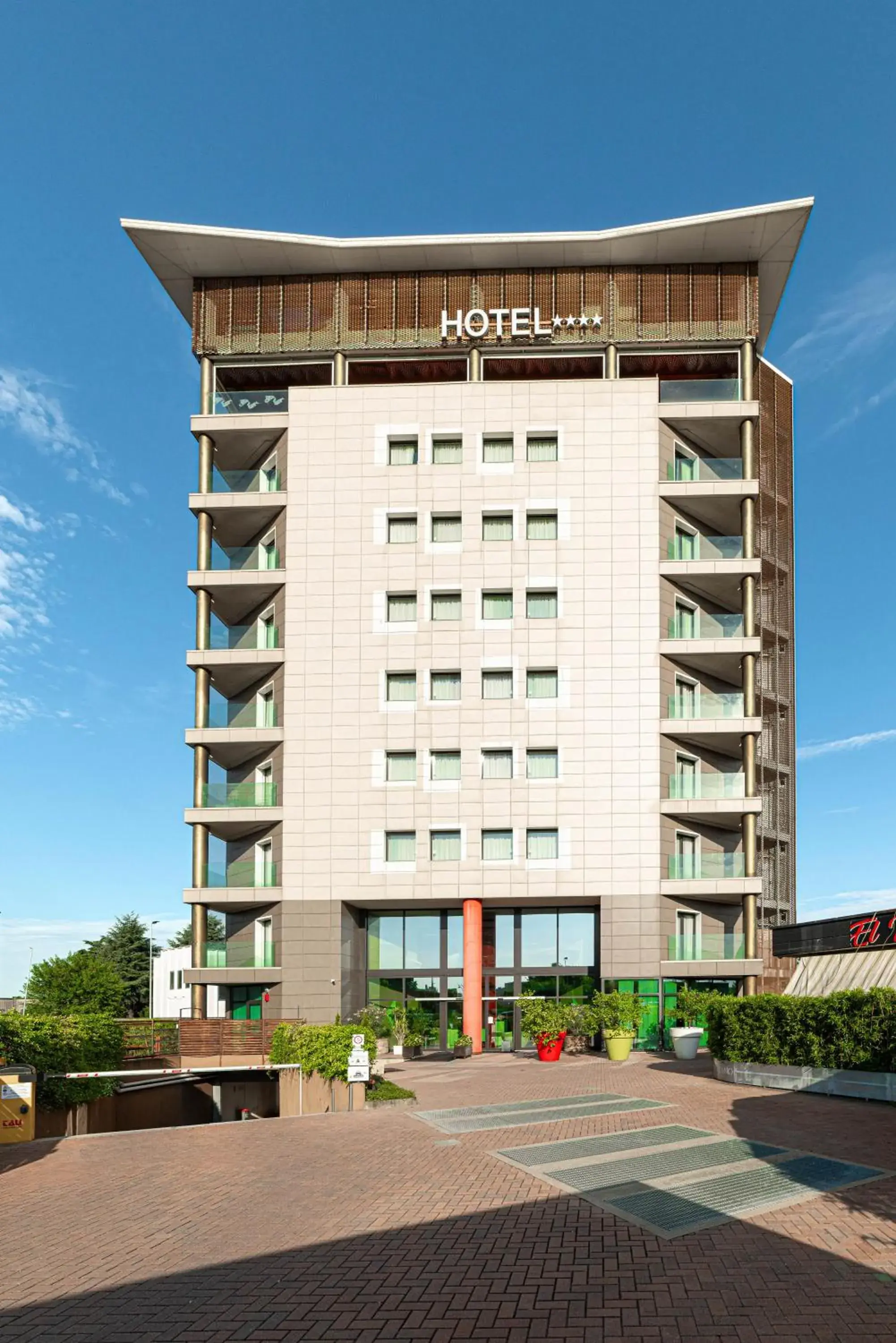 Property building in Phi Hotel Milano Property building in Phi Hotel Milano