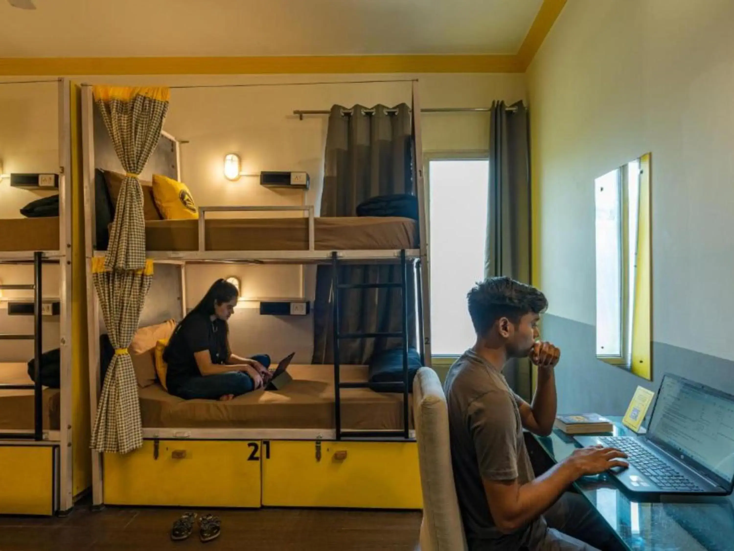 Bed in The Hosteller Delhi Bed in The Hosteller Delhi