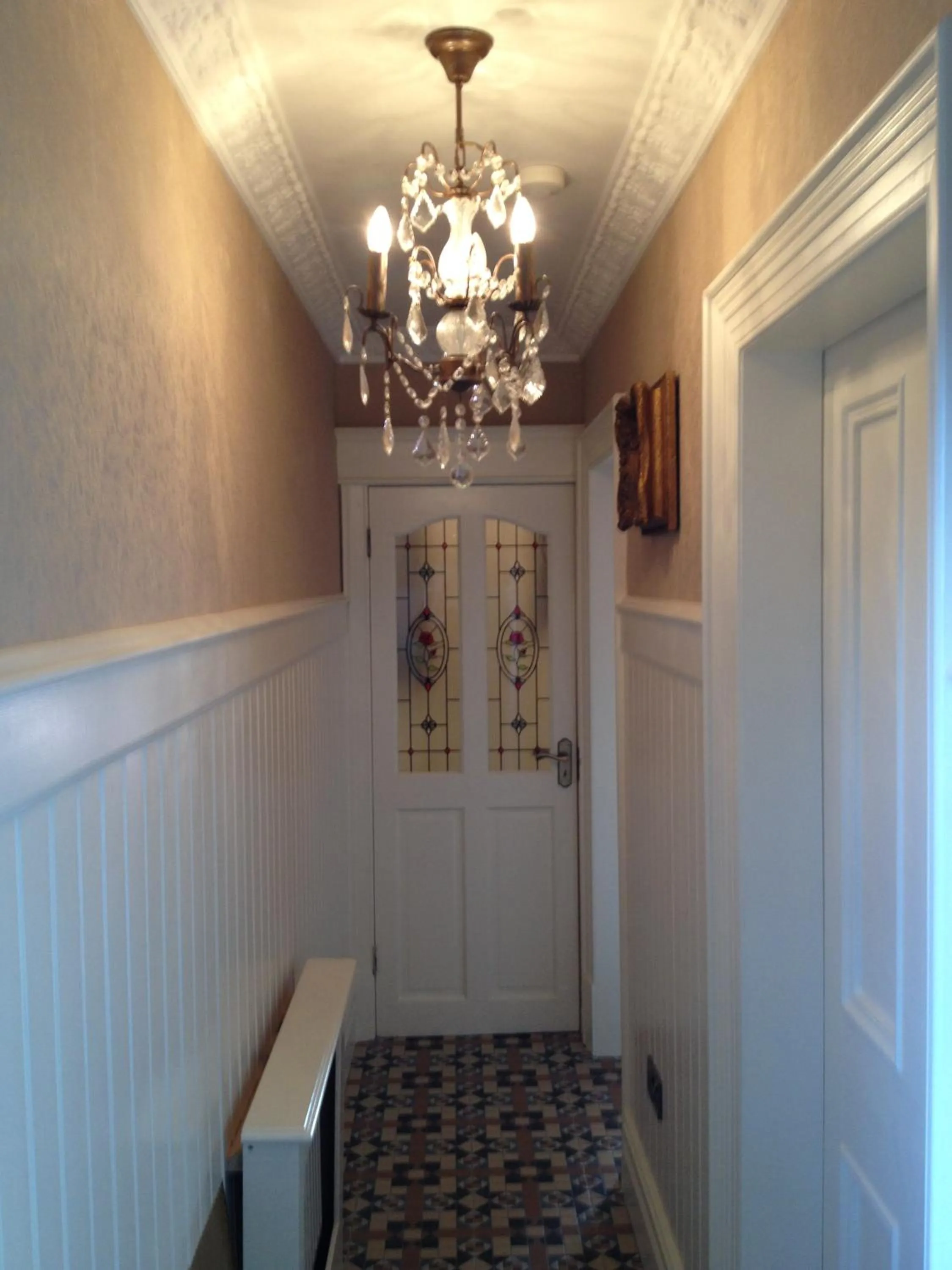 Decorative detail in Riverside Lodge