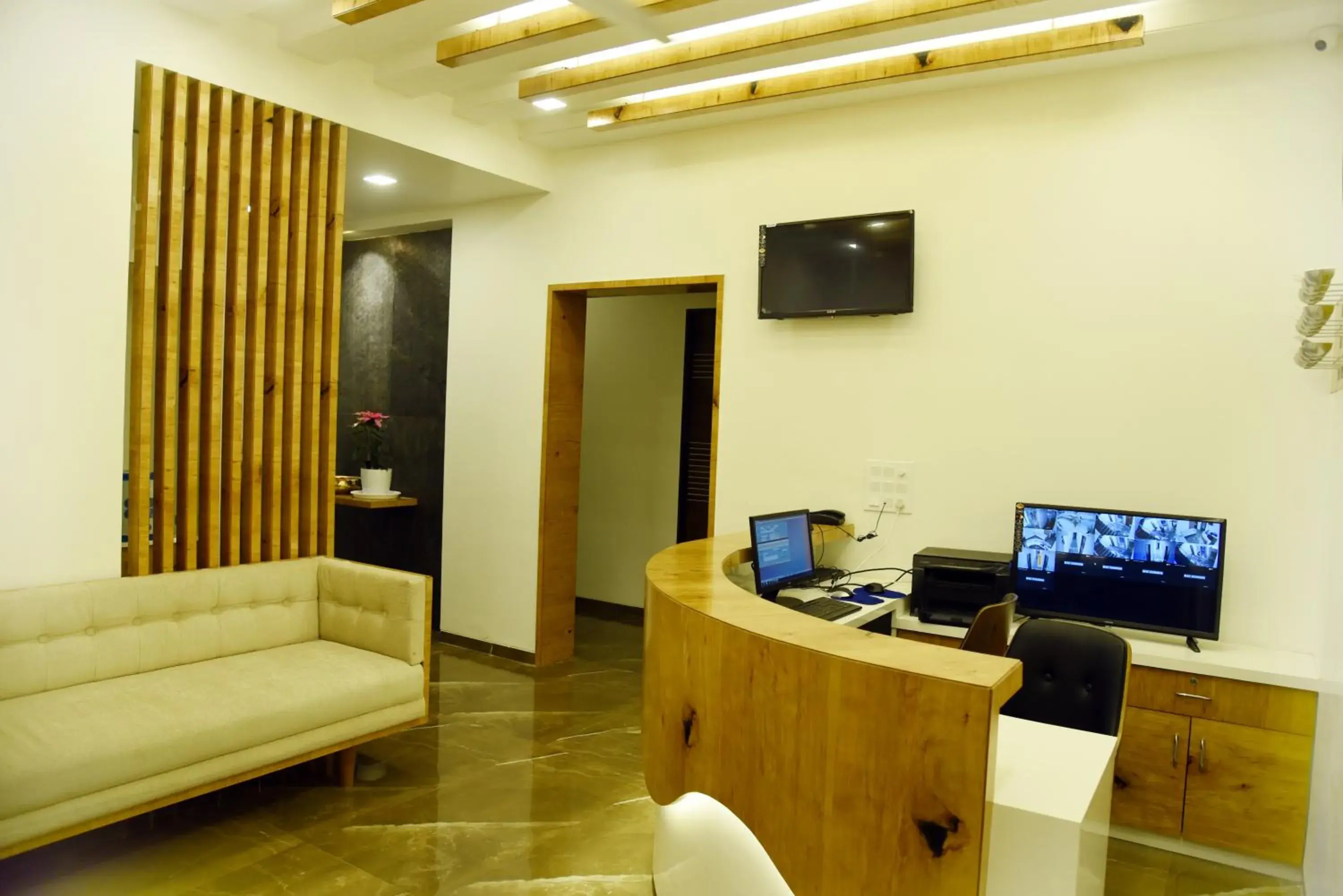 Lobby or reception in Hotel Grand Ecotel, Aurangabad Lobby or reception in Hotel Grand Ecotel, Aurangabad