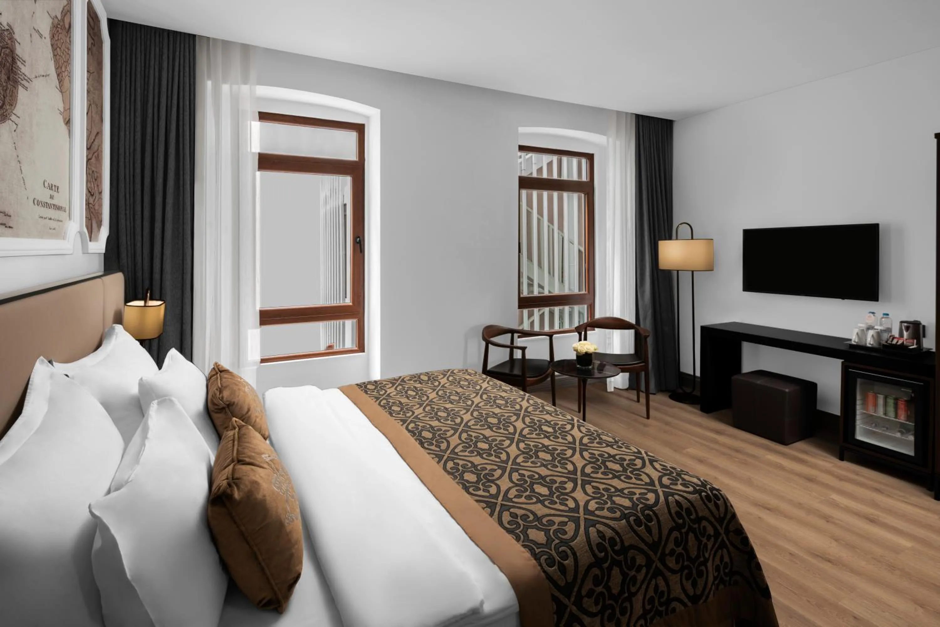 Bed in Akka Suites Taksim-Special Class