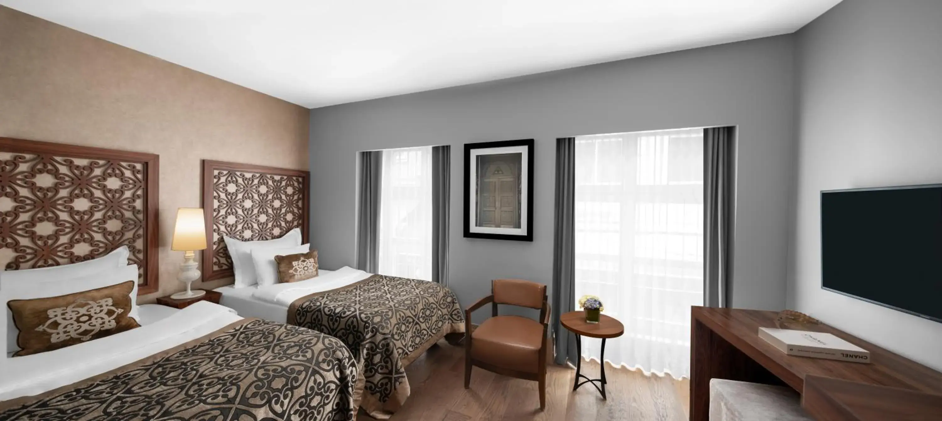 Bed in Akka Suites Taksim-Special Class Bed in Akka Suites Taksim-Special Class