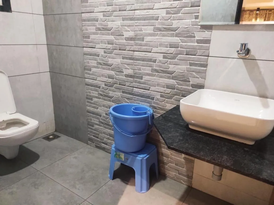 Bathroom in Hotel Vrindavan Deluxe Kolhapur NEAR CENTRAL BUS STAND