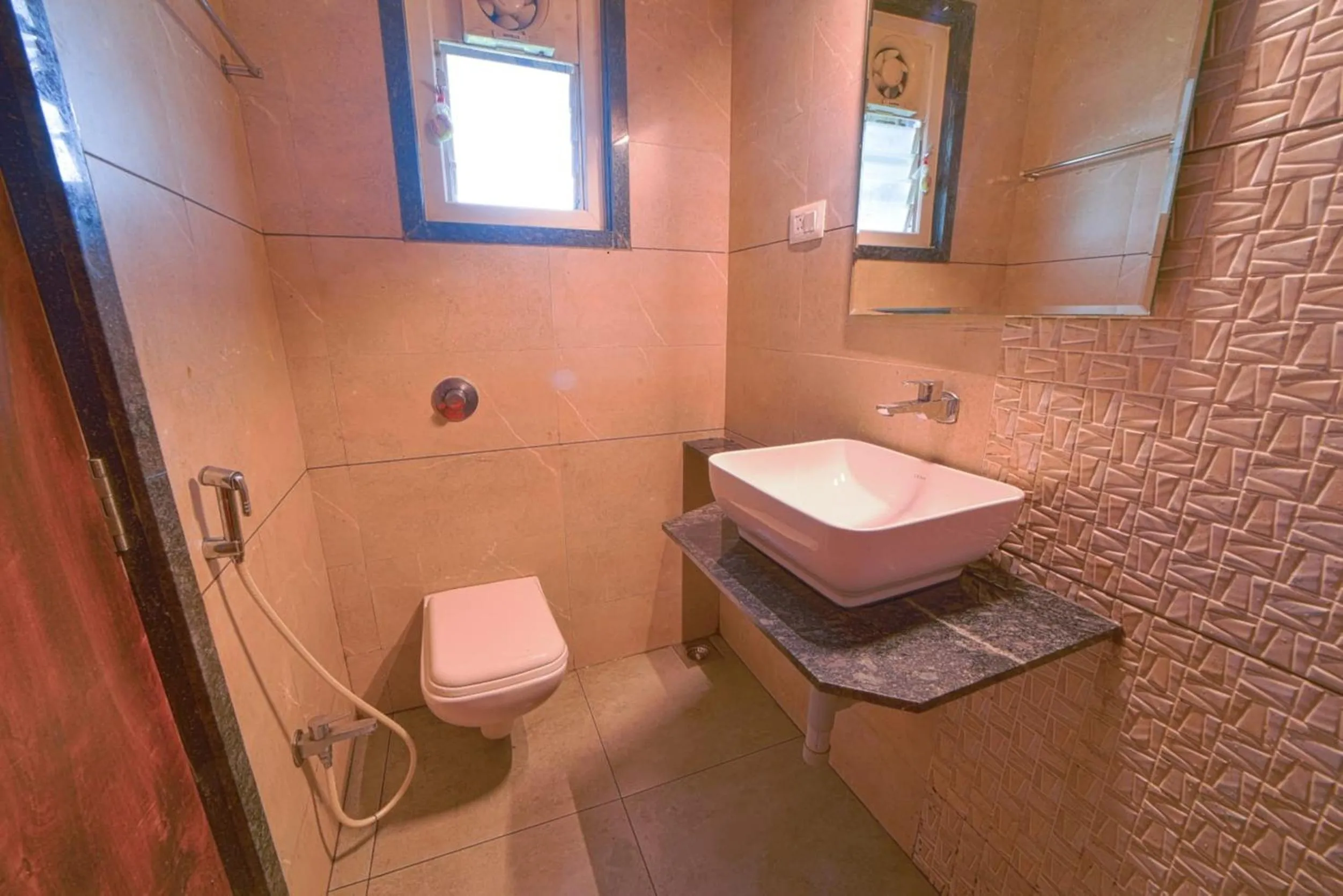 Bathroom in Hotel Vrindavan Deluxe Kolhapur NEAR CENTRAL BUS STAND