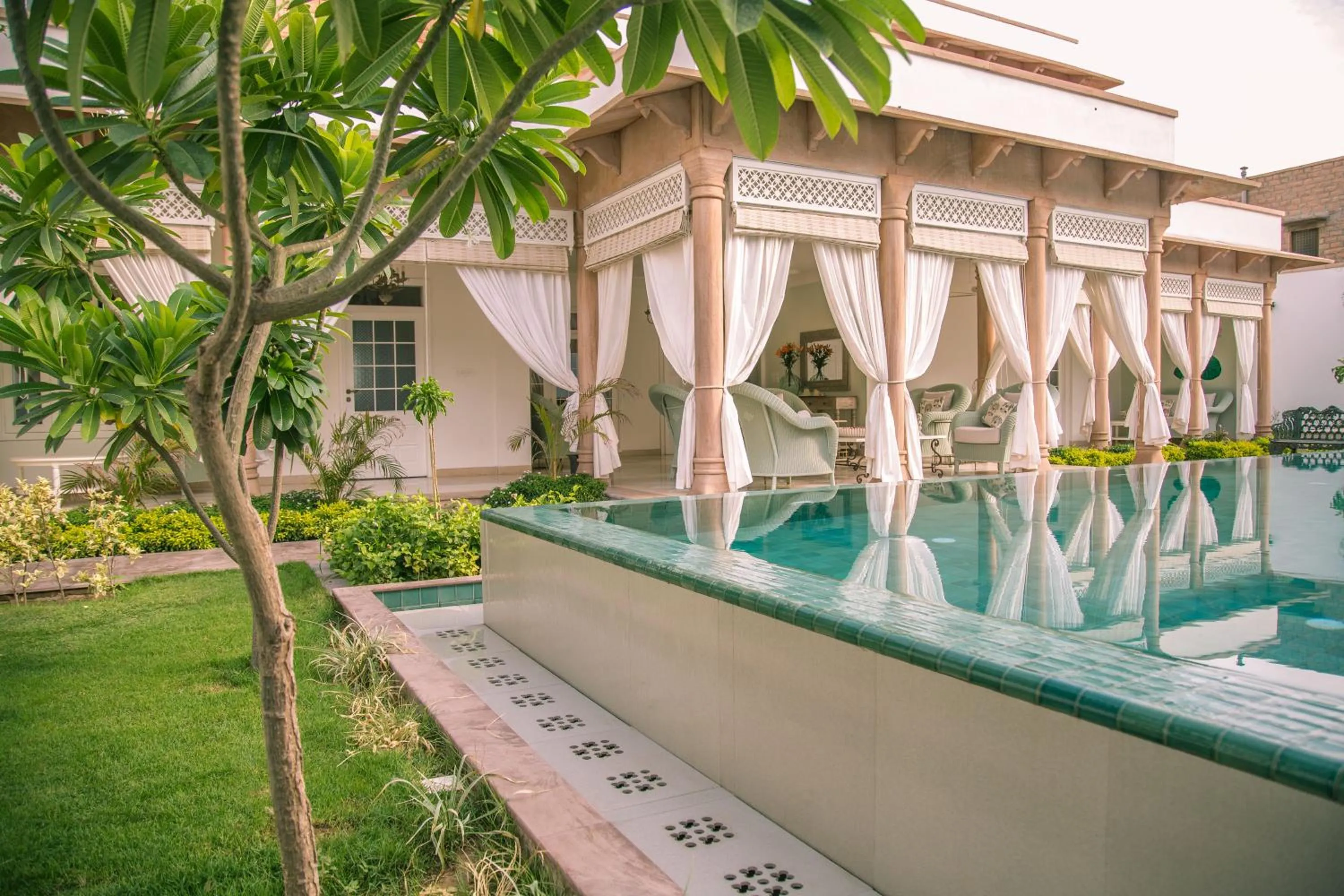 Swimming pool in The Rohet House