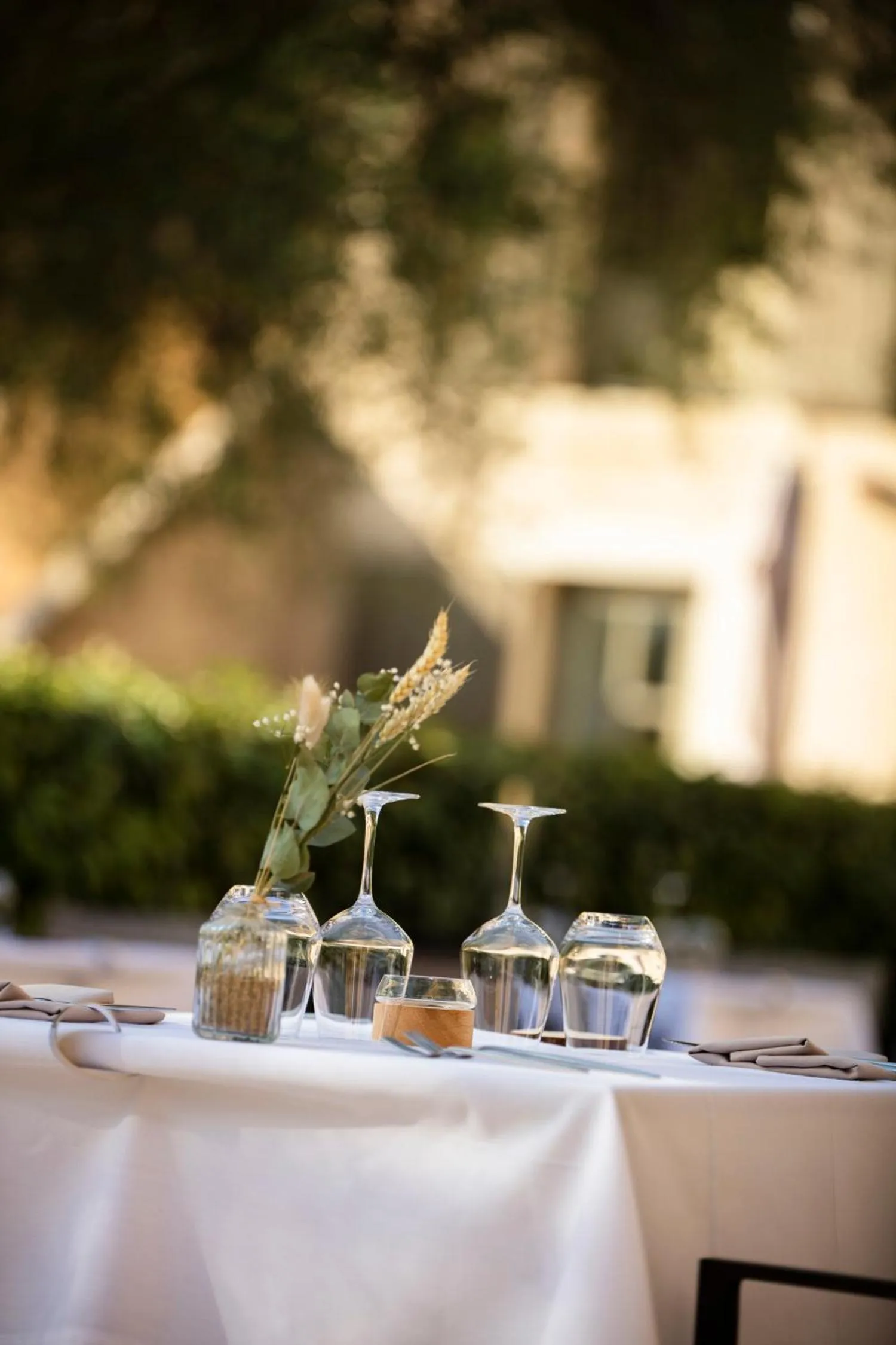 Patio in Hôtel & Restaurant de charme - La Bégude Saint-Pierre