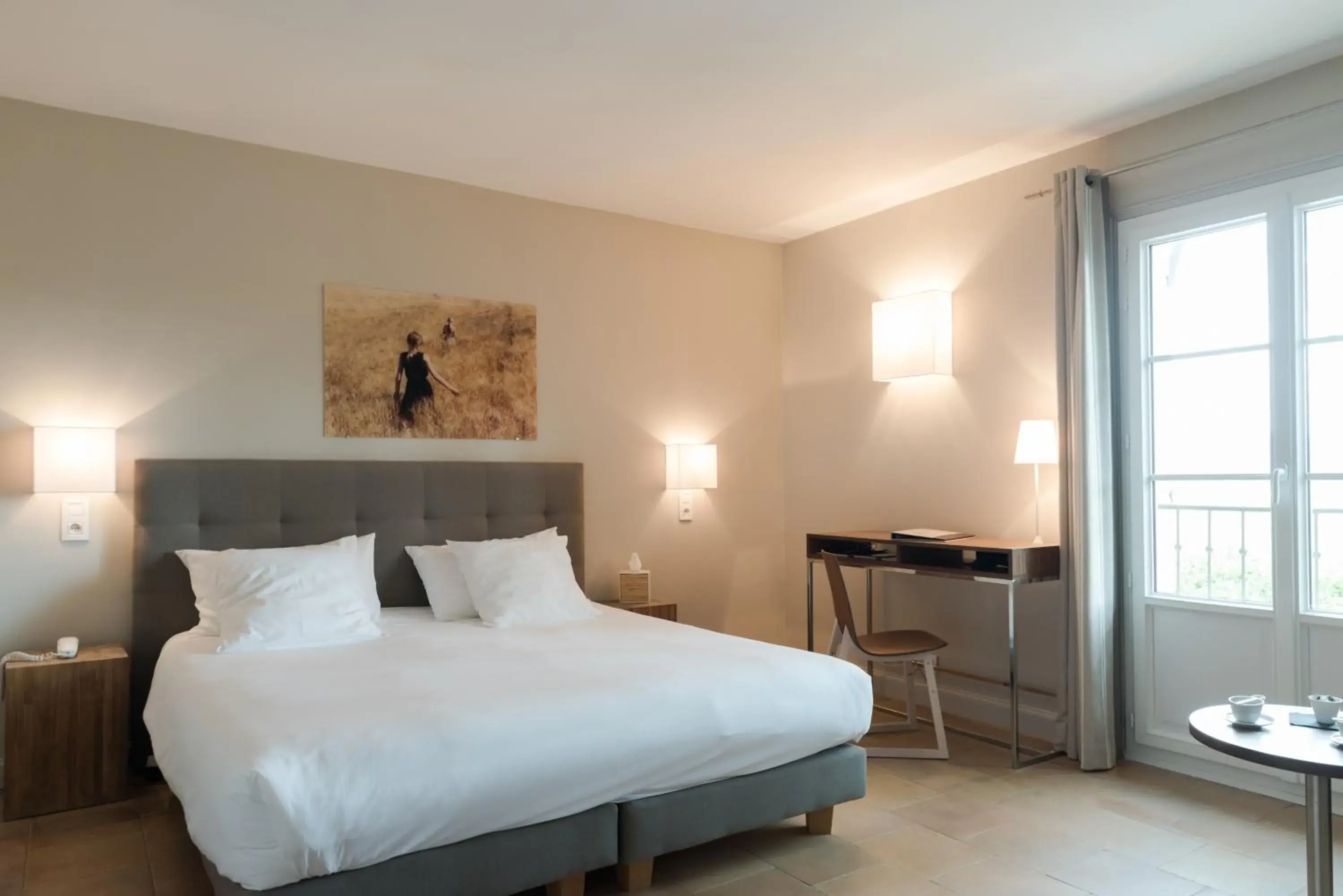 Comfort Double Room with Road View in Hôtel & Restaurant de charme - La Bégude Saint-Pierre Comfort Double Room with Road View in Hôtel & Restaurant de charme - La Bégude Saint-Pierre